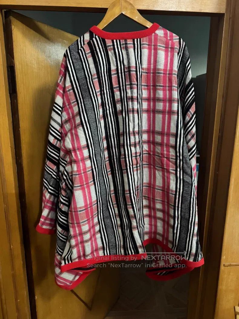 Hermes Hermes Women's Wool Cardigan, Classic Tartan Red and Black Size XS / US 0-2 / IT 36-38 - 2 Thumbnail