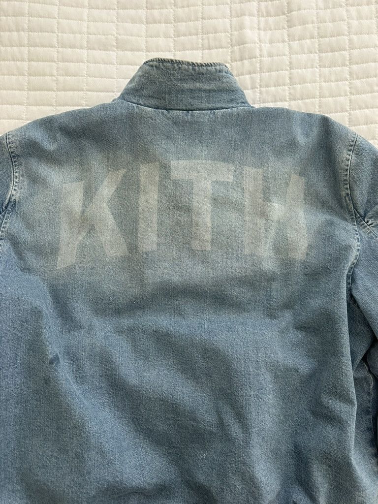 Kith Kith Denim Aviation Bomber Jacket Hosu 2.0 Wash Size US XL / EU 56 / 4 - 10 Thumbnail