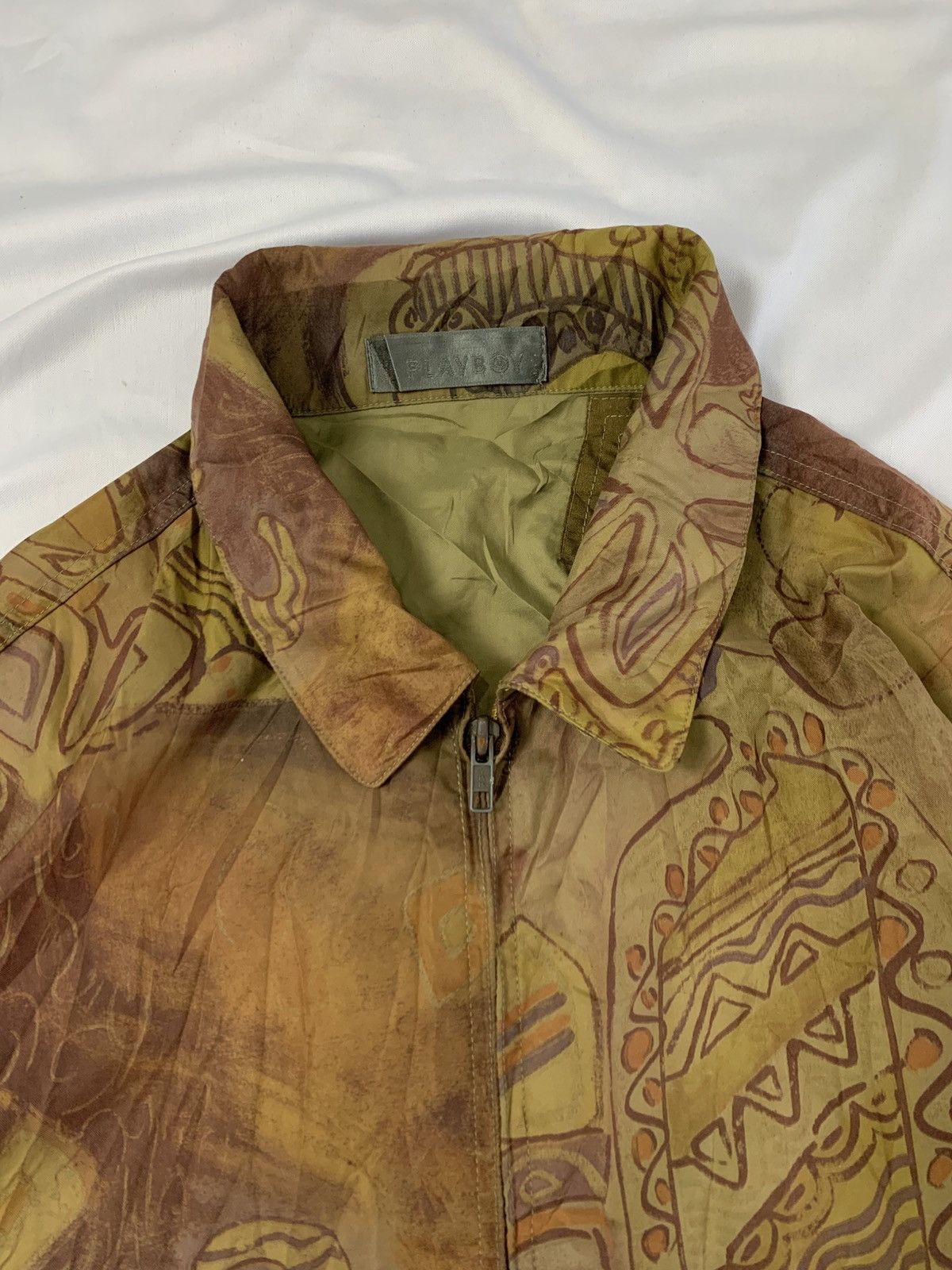 Playboy vintage 80s playboy silk jacket Size US L / EU 52-54 / 3 - 5 Thumbnail