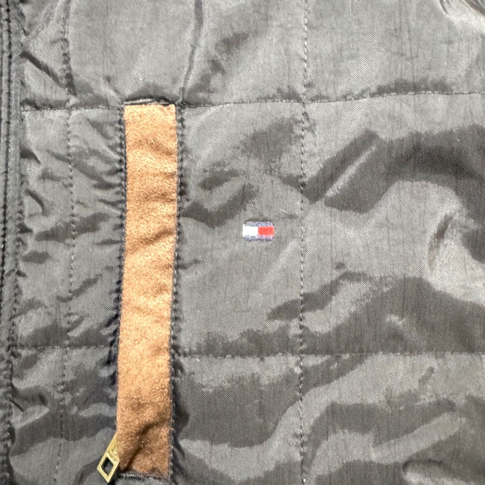 Tommy Hilfiger Tommy Hilfiger Puffer Vest Jacket Black 2XLT Men Nylon Plaid Lined Outdoor Big & Tall Size US XXL / EU 58 / 5 - 7 Thumbnail