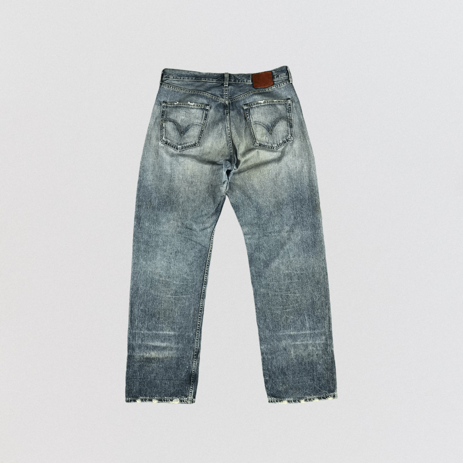 Levi's × Vintage 90s Vintage Blue Wash Levis 504 Jeans-JM2738 Size US 36 / EU 52 - 2 Thumbnail