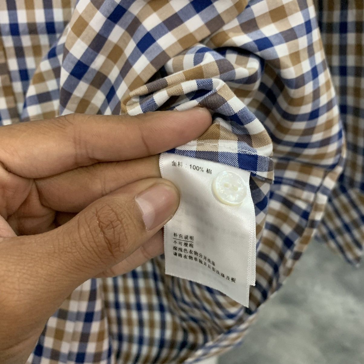 Aquascutum Aquascutum house check button shirt Size XL / US 12-14 / IT 48-50 - 7 Thumbnail