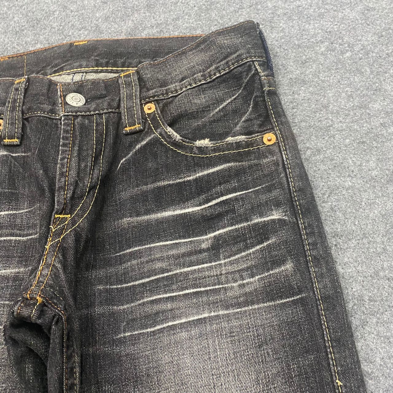 Japanese Brand 💥Flare💥Vintage Levis 507 Flare Denim Size US 32 / EU 48 - 9 Thumbnail