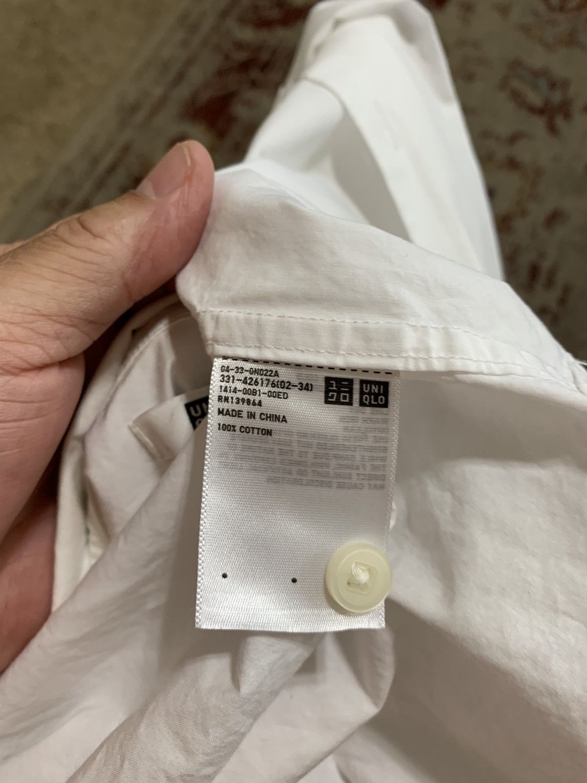 Lemaire × Uniqlo Guayabera Camp collar SS button up Size US L / EU 52-54 / 3 - 8 Thumbnail