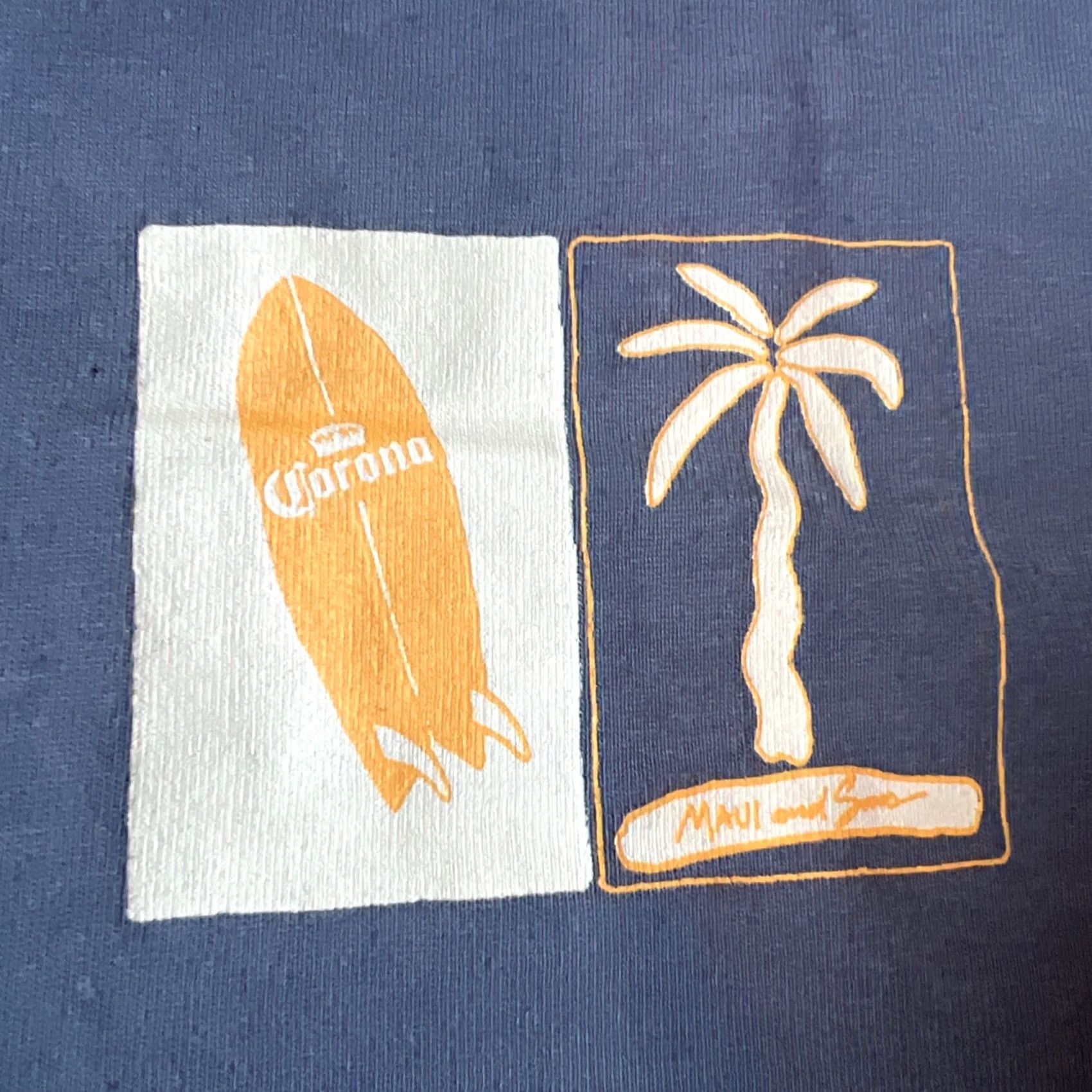 Vintage Maui & Sons Corona Beer Collab Surfer Shirt Adult XL Graphic Print Size US XL / EU 56 / 4 - 2 Thumbnail