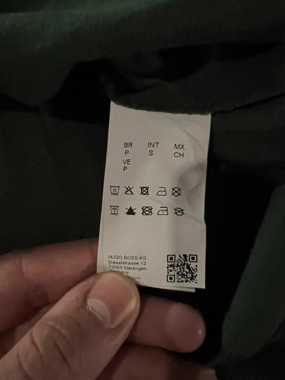Hugo Boss Hugo Boss shirt Green Olive logo Size US S / EU 44-46 / 1 - 4 Thumbnail