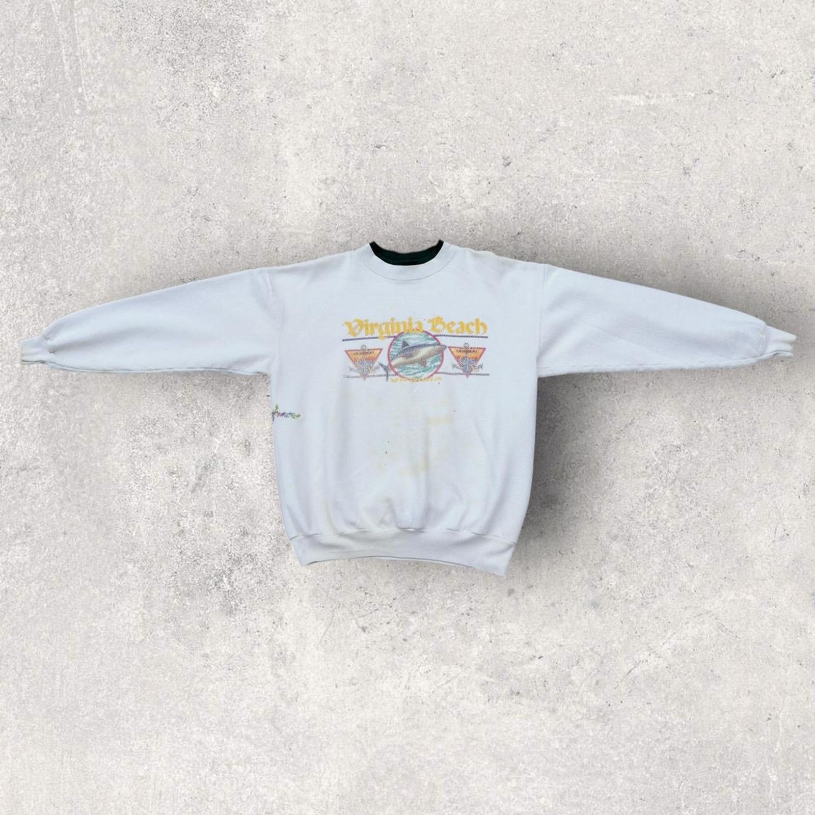Vintage 90’s Vintage Virginia Beach Crewneck Size M / US 6-8 / IT 42-44 - 3 Thumbnail