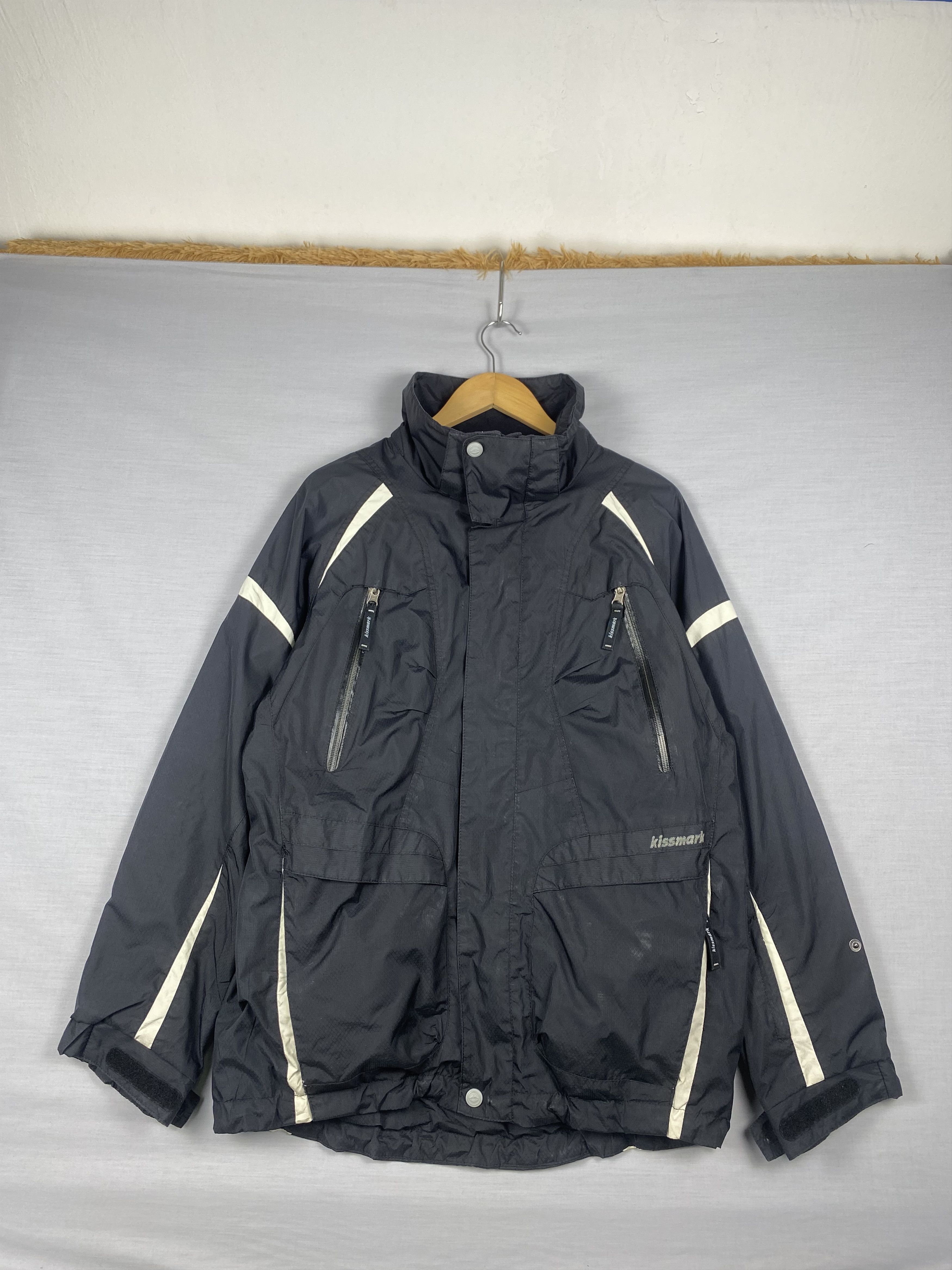 Japanese Brand Vintage Kissmark Multi Pocket Track Jacket Size US M / EU 48-50 / 2 - 1 Thumbnail