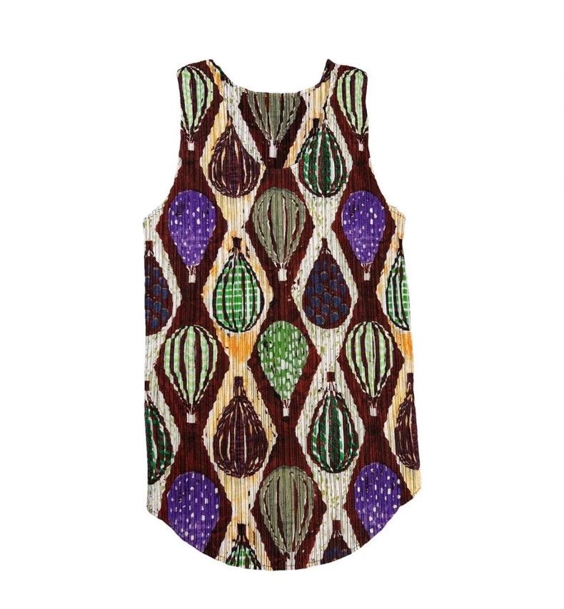 Issey Miyake Issey Miyake size:3 Purple and green color-blocked hot air Size XS / US 0-2 / IT 36-38 - 1 Thumbnail