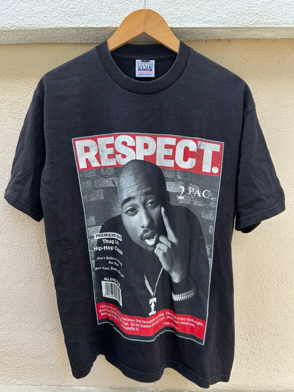 Rap Tees × Vintage VINTAGE SHORT SLEEVE x TUPAC SHAKUR x BIG PRINT Size US L / EU 52-54 / 3 - 1 Thumbnail
