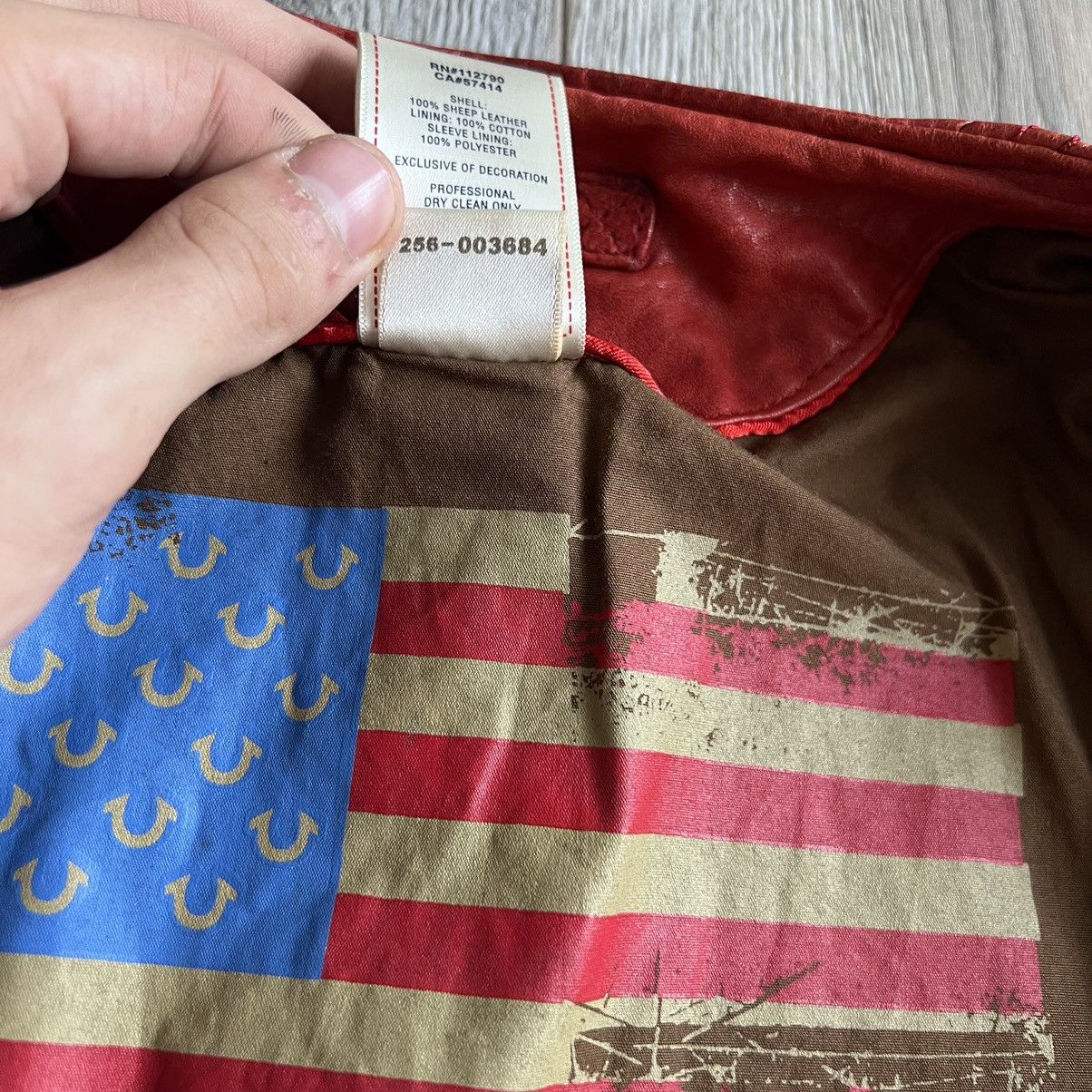 True Religion × Vintage True Religion womens Leather Jacket Size L / US 10 / IT 46 - 10 Thumbnail