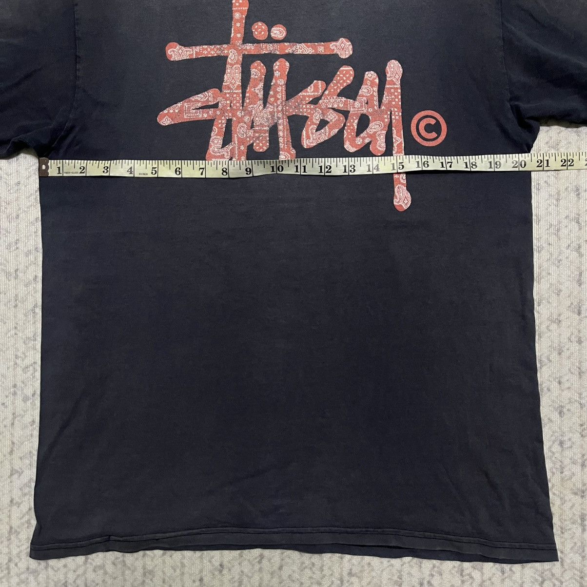 Stussy Distressed Vintage Stussy Bandana Logo Tees Size US L / EU 52-54 / 3 - 15 Thumbnail