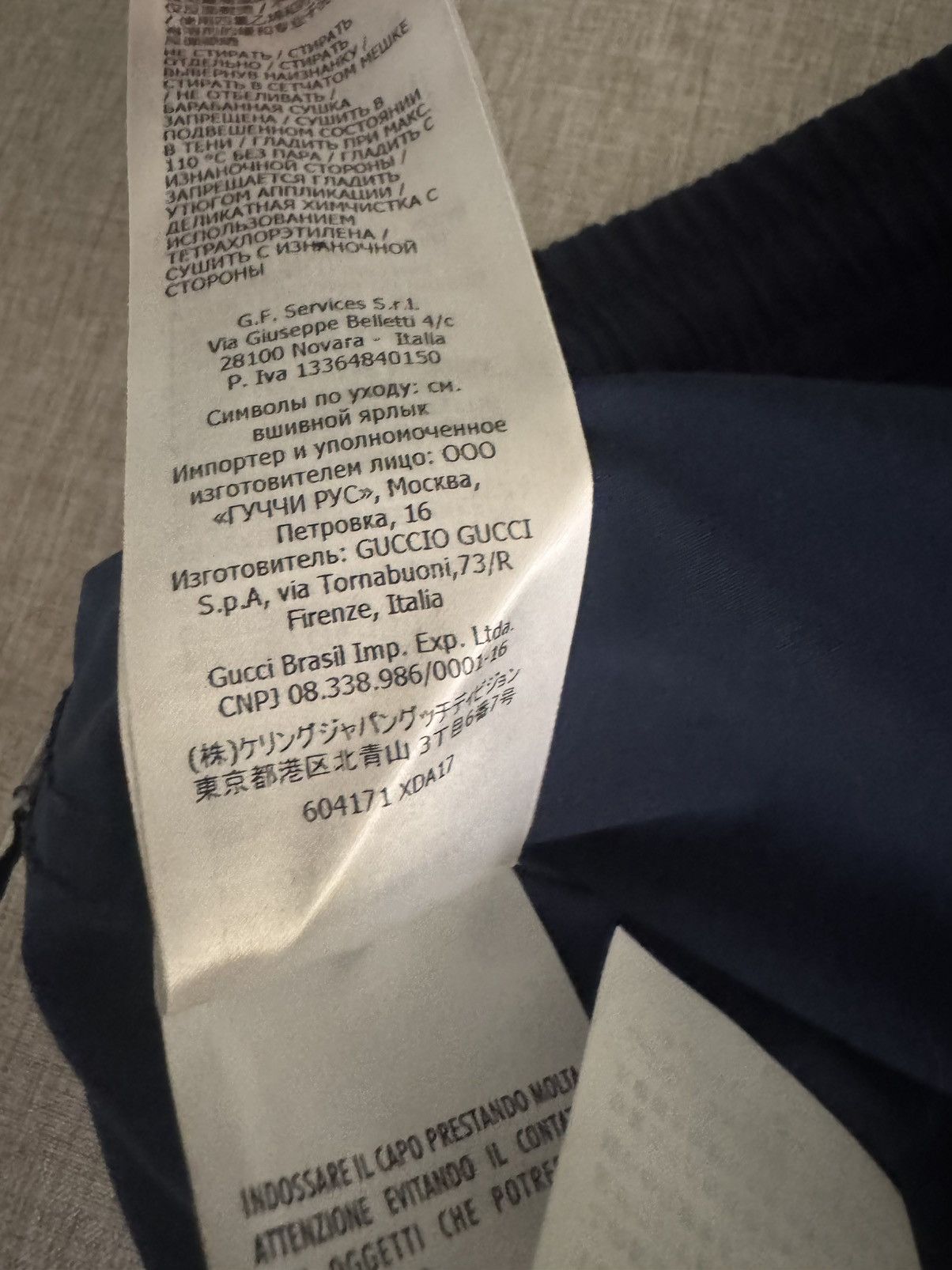 Gucci Gucci Jogger Navy Blue Pants Cargo Size US 31 - 9 Thumbnail