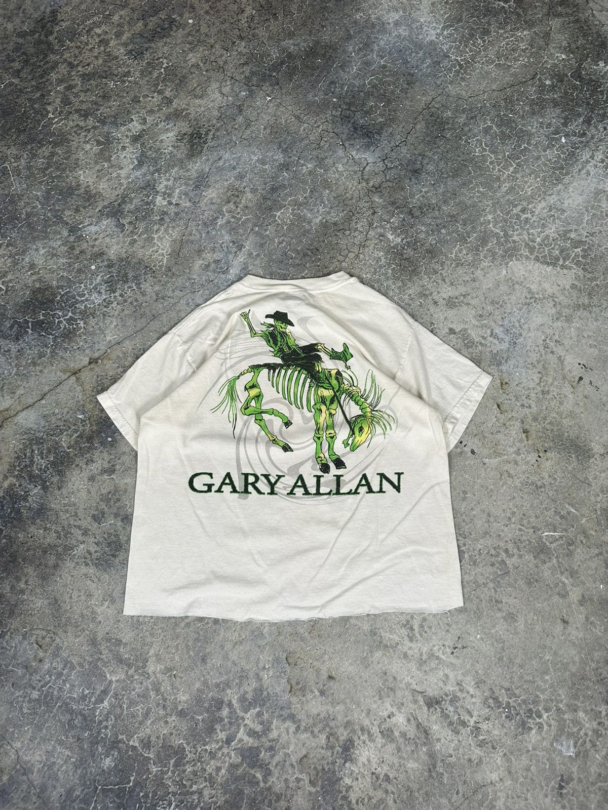 Vintage Vintage Cropped Gary Allen Tee Size US M / EU 48-50 / 2 - 1 Thumbnail
