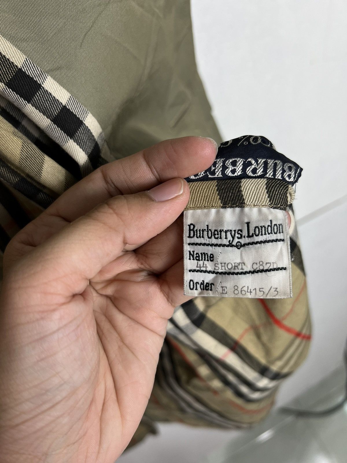 Burberry 🔥 BURBERRYS NOVA CHECK LINING TRENCH COAT MADE IN ENGLAND Size US S / EU 44-46 / 1 - 17 Thumbnail