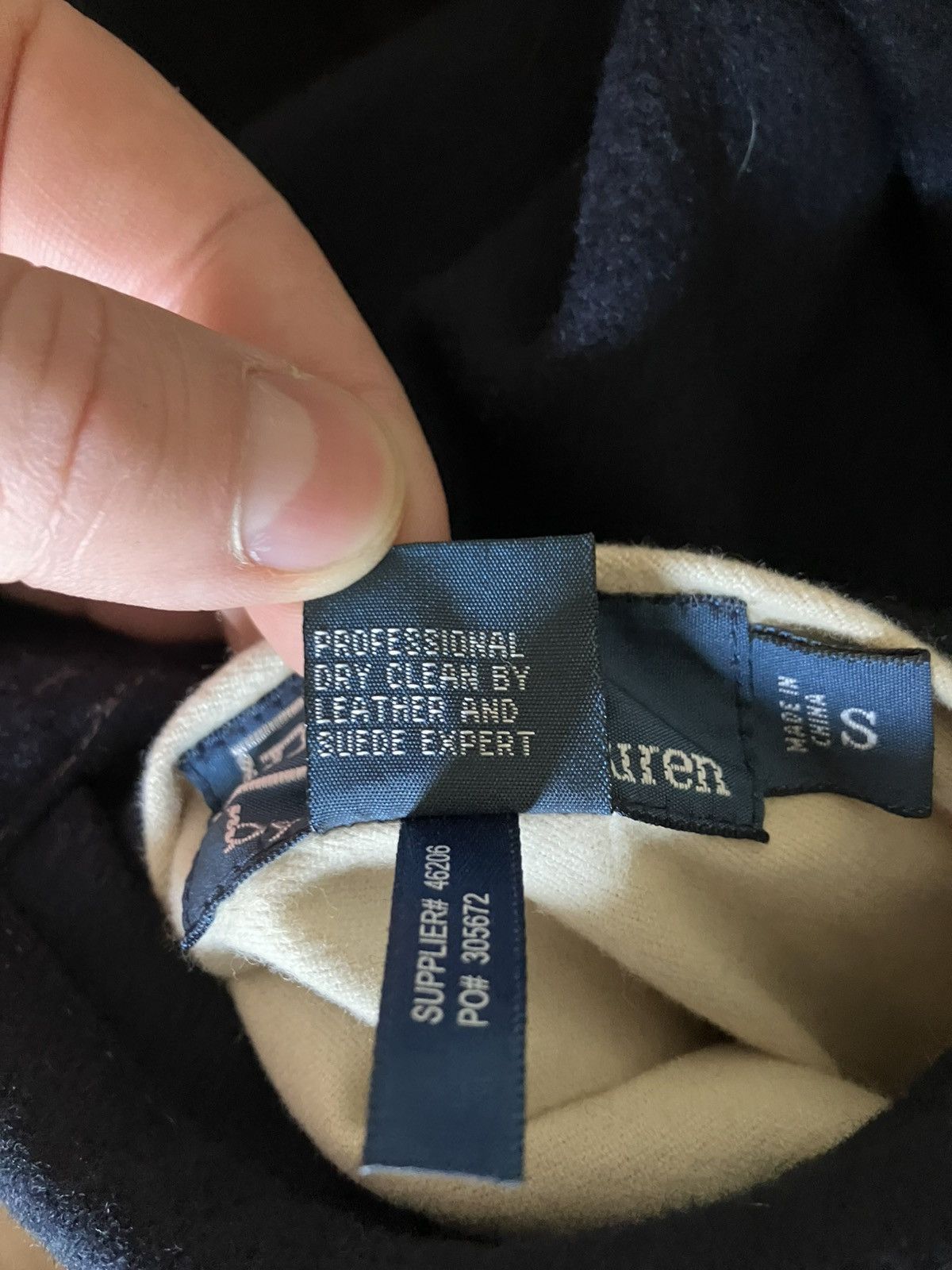 Polo Ralph Lauren Vtg Polo Ralph Lauren leather/wool REVERSIBLE jacket SMALL Size US S / EU 44-46 / 1 - 19 Thumbnail