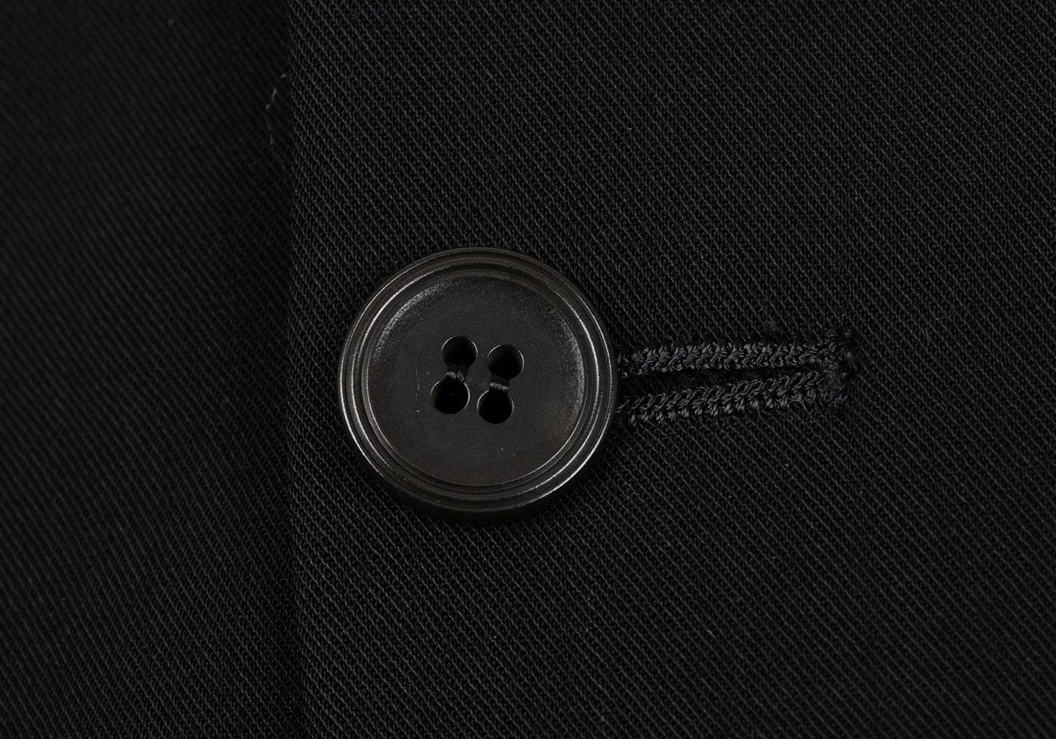 Jean Paul Gaultier Wool Rayon Double-Breasted Jacket in Black, Size 48M Size US M / EU 48-50 / 2 - 10 Thumbnail