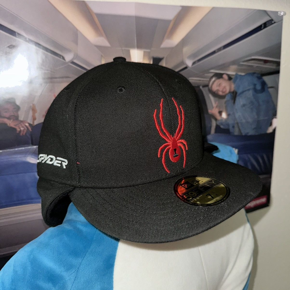 Streetwear × Supreme × Vintage Supreme Spyder Beanie Hat Black
