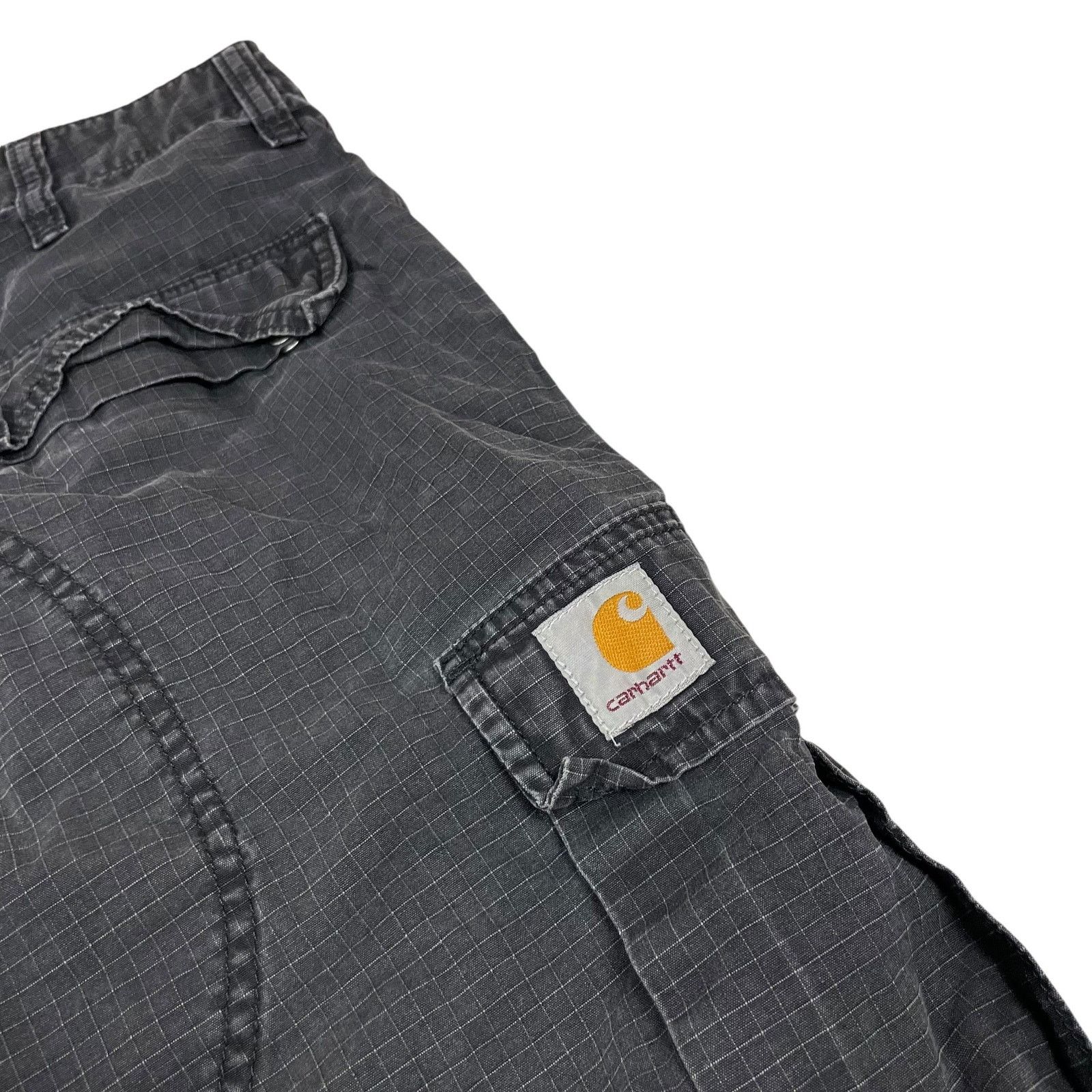 Carhartt × Vintage Carhartt Men's Black Coton Zip-Fly High-Rise Cargo Shorts 28 Size US 28 / EU 44 - 5 Thumbnail
