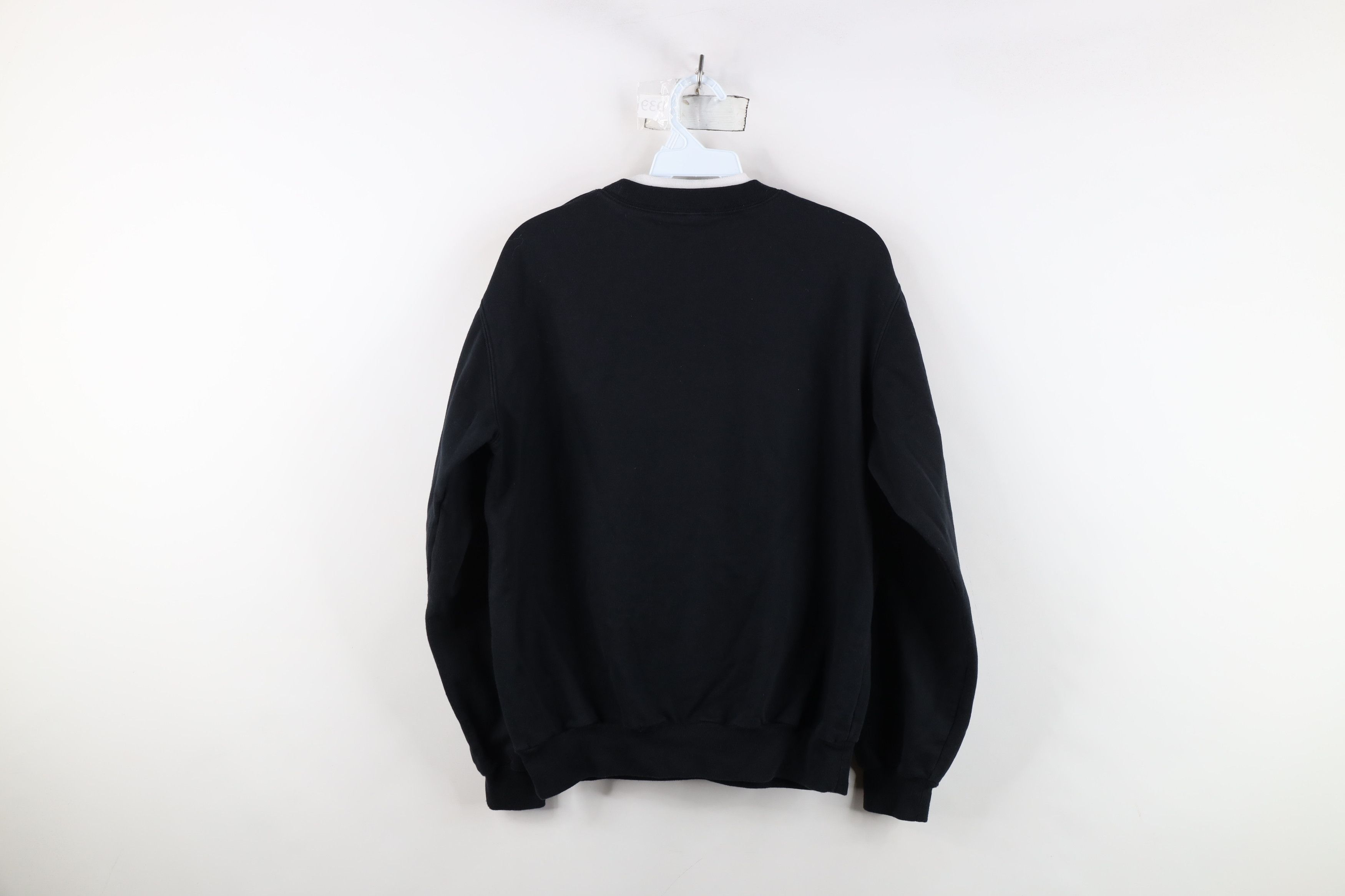 Vintage Vintage 90s Cat Kitten Cat Lady Layered Sweatshirt Black Size L / US 10 / IT 46 - 12 Thumbnail