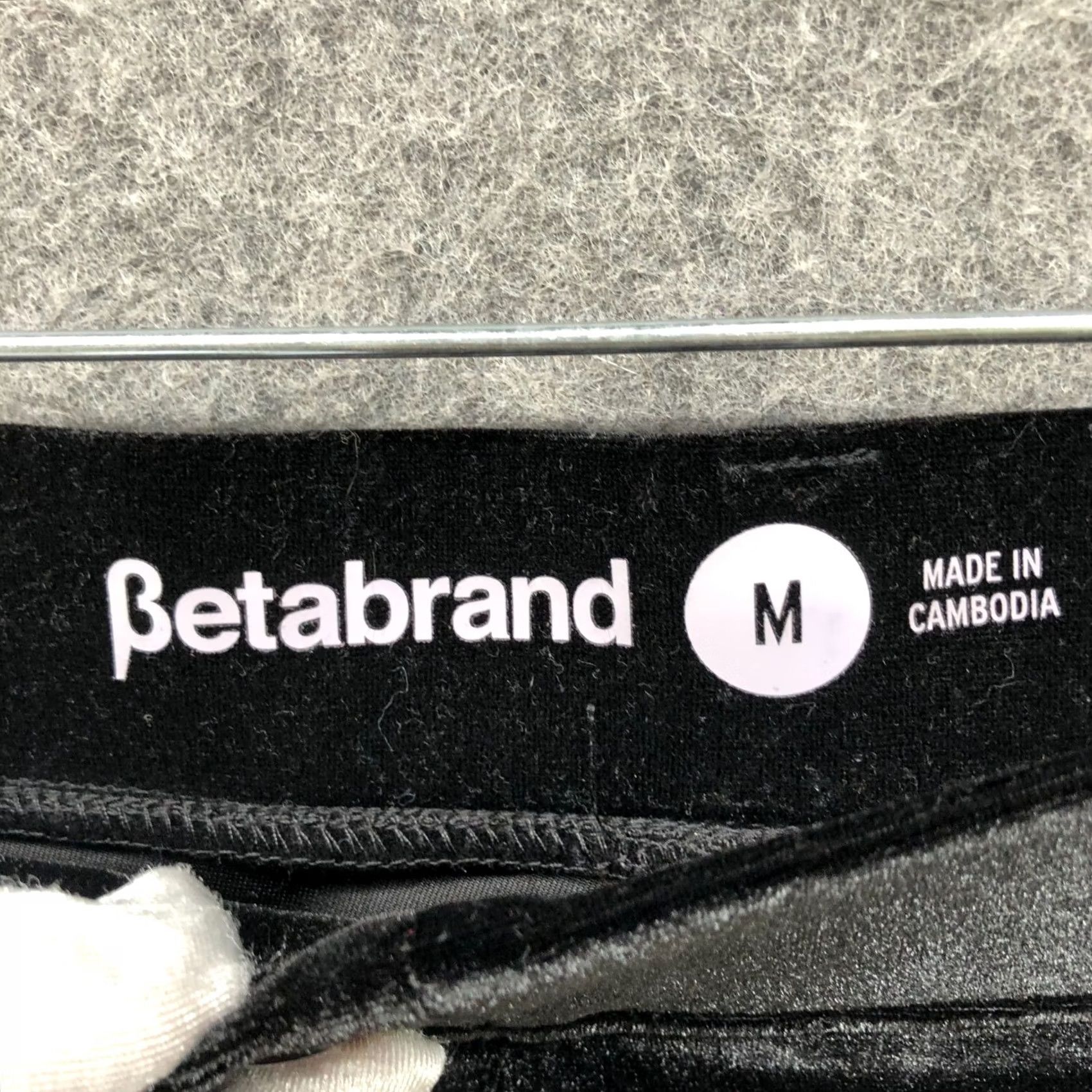 Velvet Betabrand Straight Leg Velvet Yoga Dress Pants Womens M Black Mid Rise Pull On Pants Size 32" / US 10 / IT 46 - 5 Thumbnail