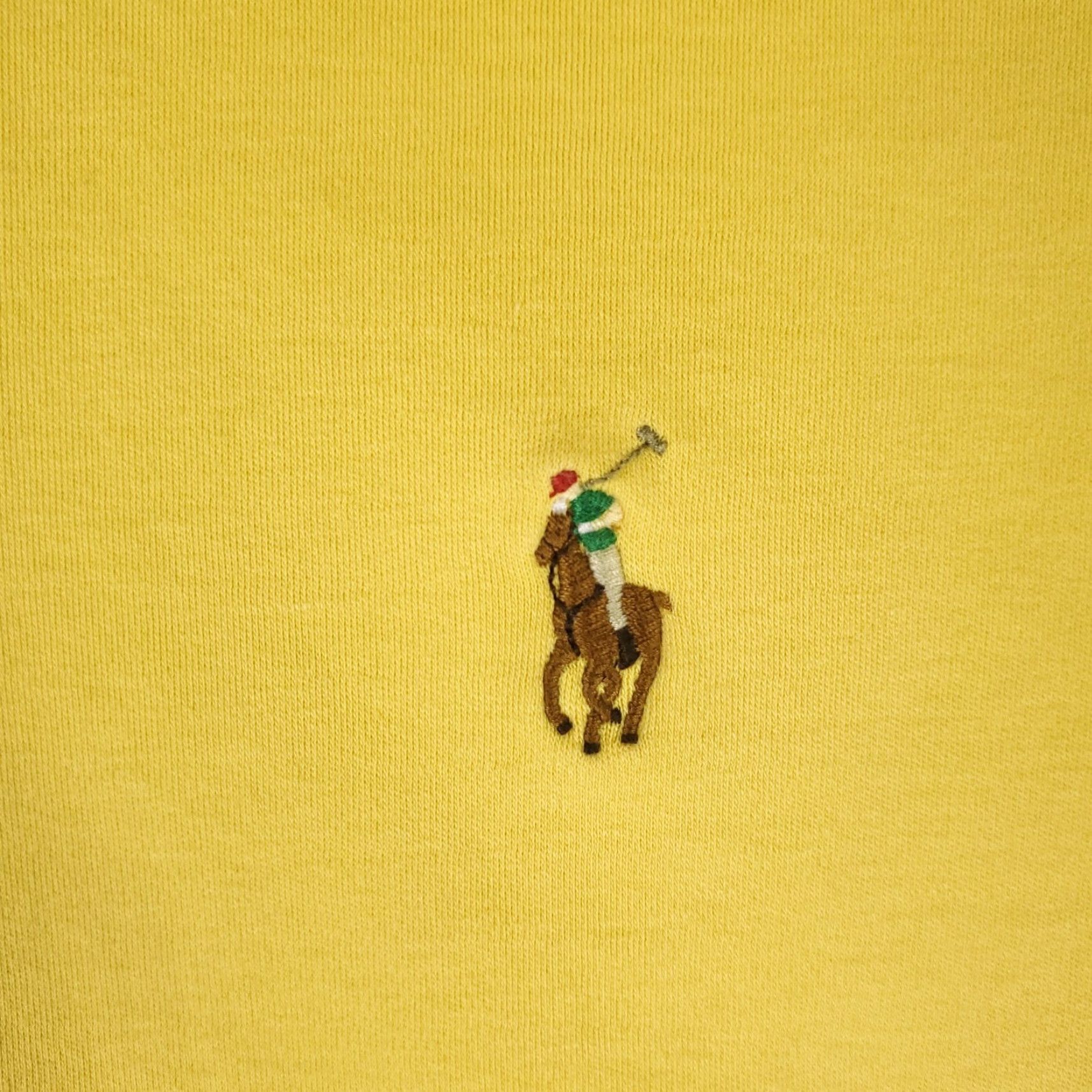 Ralph Lauren VINTAGE Ralph Lauren Polo Shirt Men Size 2XL Yellow Solid Short Sleeve Casual Preppyâ€¢Modern Size US XXL / EU 58 / 5 - 2 Thumbnail