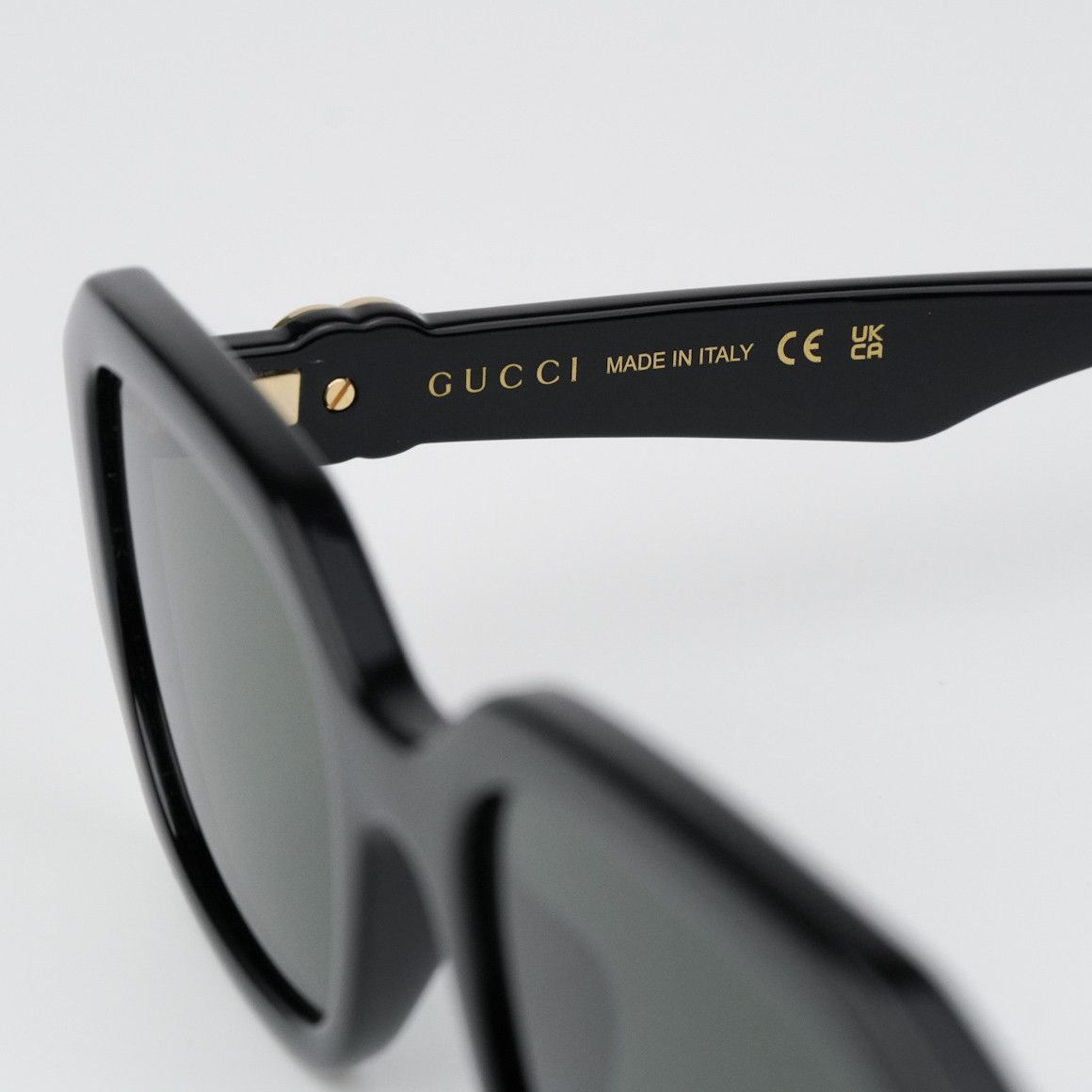 Gucci NEW Gucci GG1535S 001 Black Grey Women Geometric Sunglasses Size ONE SIZE - 8 Thumbnail
