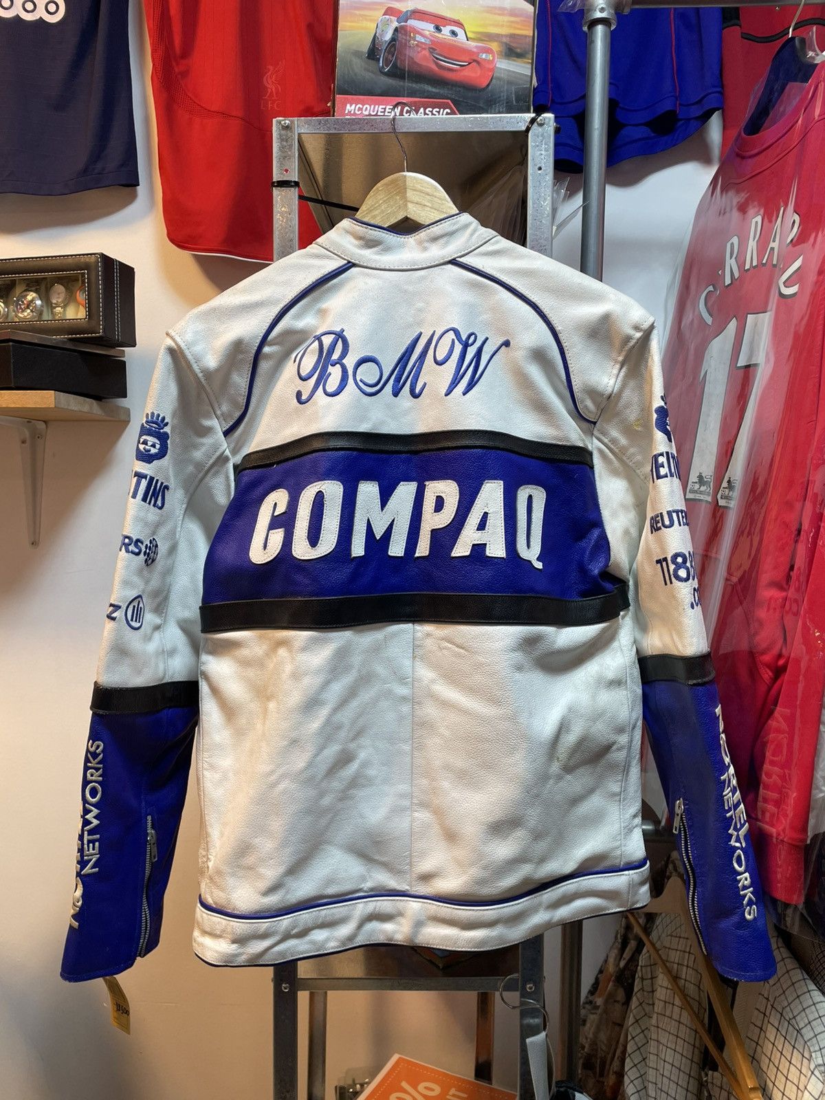 Other Rare Vintage BMW Compaq Leather Racing Jacket Size US S / EU 44-46 / 1 - 3 Thumbnail
