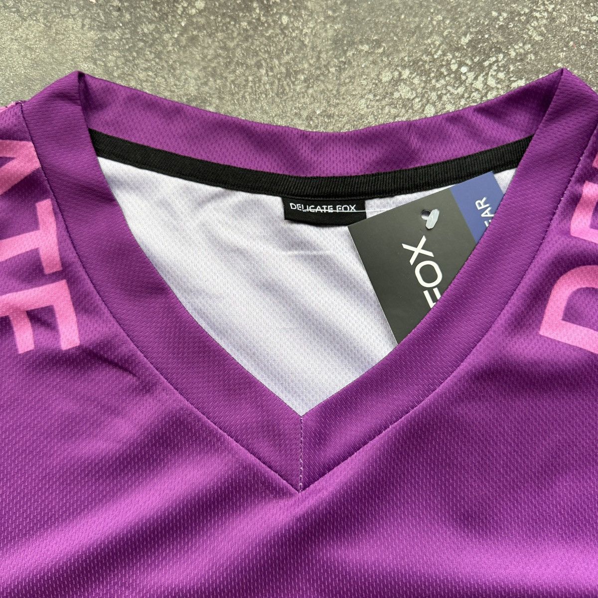 Japanese Brand Delicate Fox Y2K Hype Moto Racing Long Sleeve Jersey Size US XL / EU 56 / 4 - 7 Thumbnail
