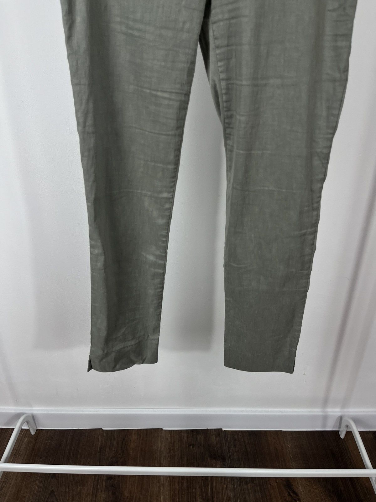Sarah Pacini Sarah Pacini Linen Stretch Slim Pants Made in Italy Size 0 Size 25" / US 0 / IT 36 - 3 Thumbnail