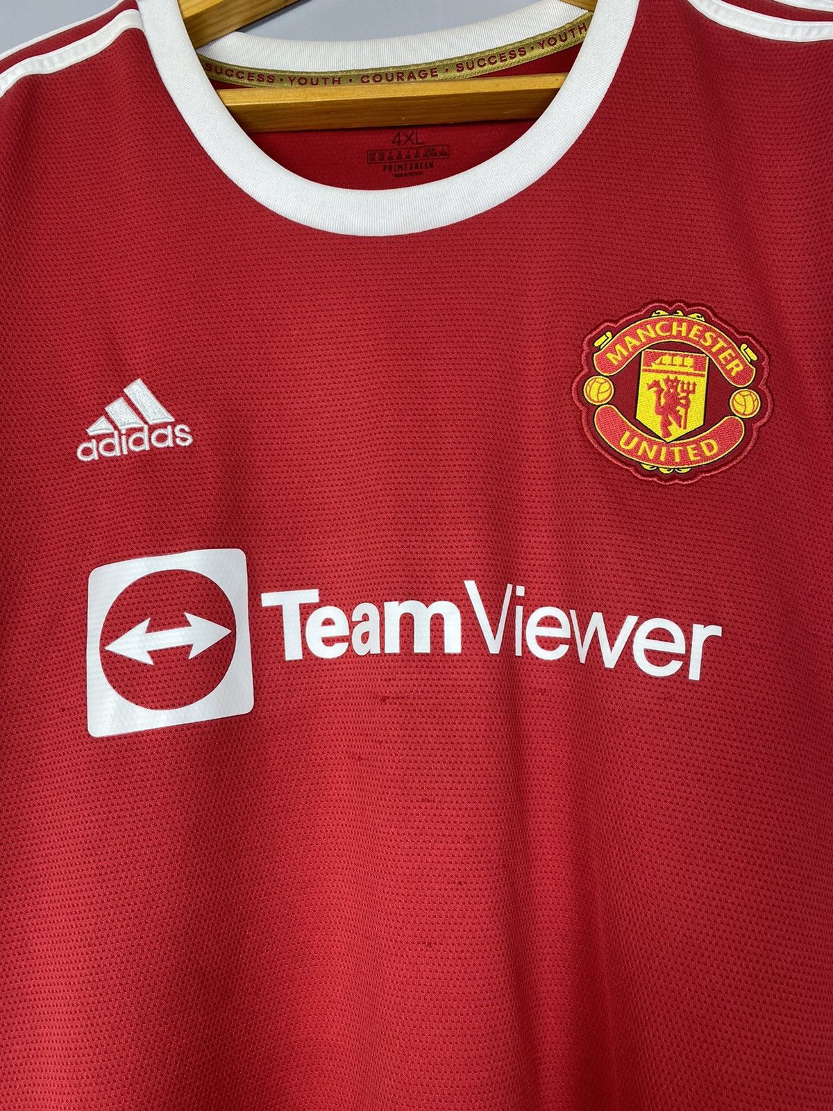 Vintage 2021-2022 Manchester United - Ronaldo #7 adidas shirt jersey Size US XXL / EU 58 / 5 - 5 Thumbnail