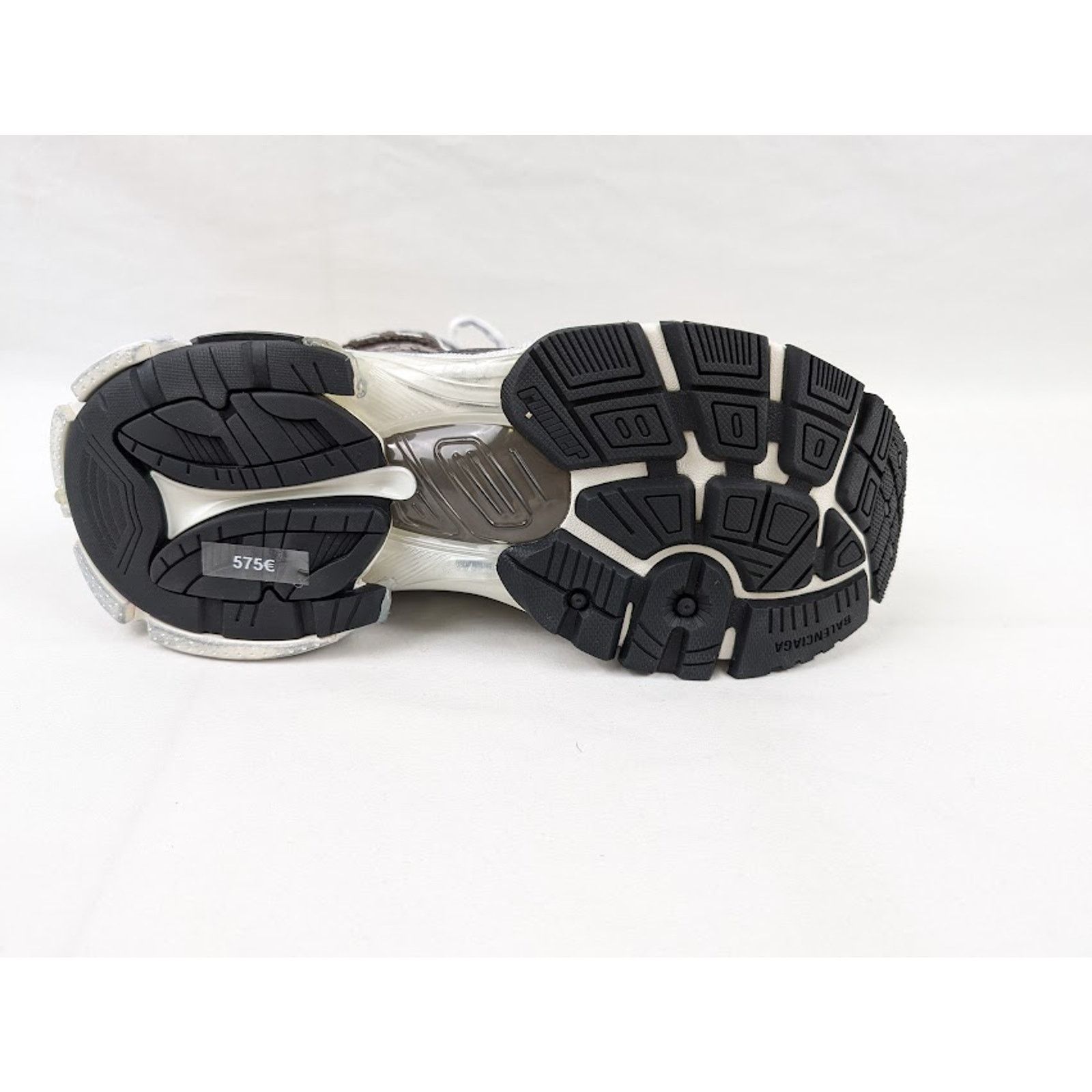 Balenciaga o1rshd1 Runner Hi-Top Sneakers in Grey/White/Black Size US 12 / EU 45 - 7 Thumbnail