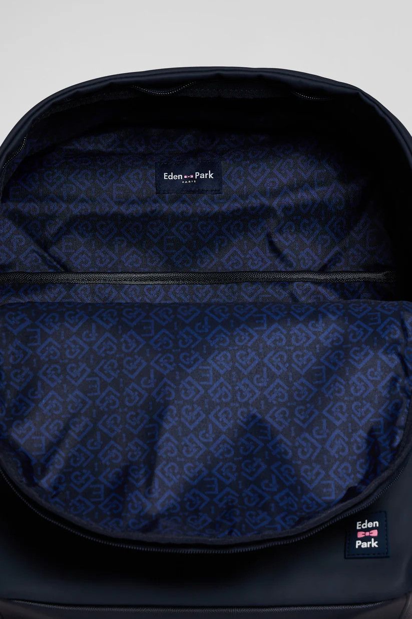 Eden Park o1s22i1n1024 Size: OS / Rugby Screen-Print Backpack in Blue Size ONE SIZE - 4 Thumbnail