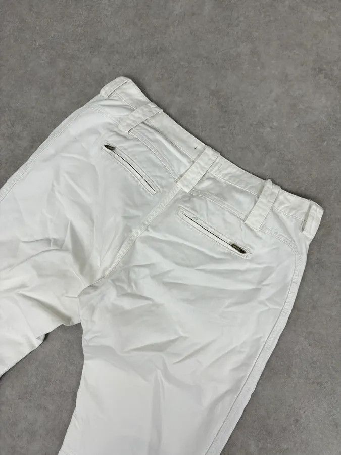 Roberto Cavalli AW2003 Roberto Cavalli White Biker Chinos Pants Size US 34 / EU 50 - 7 Thumbnail