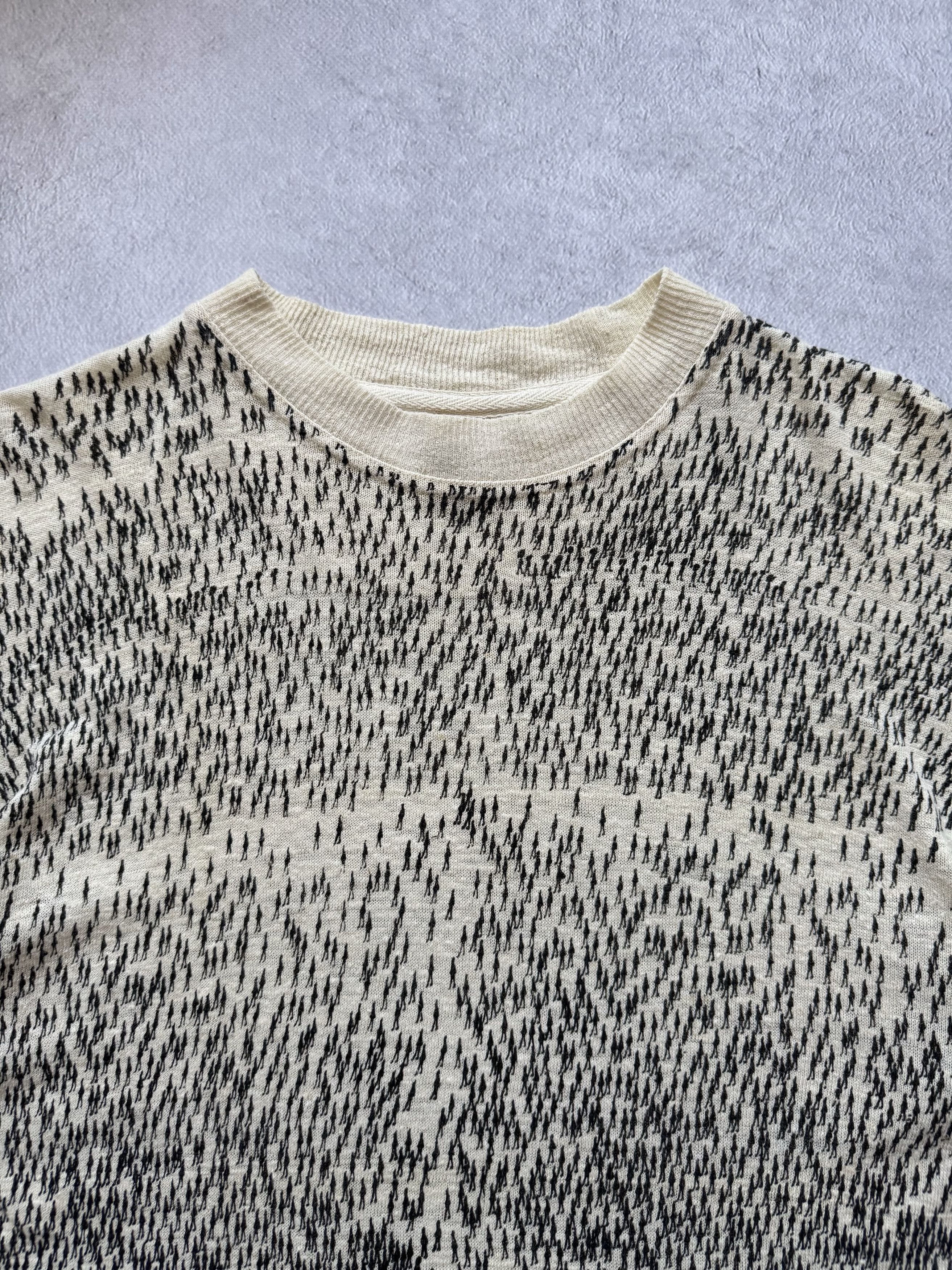 Vintage Vintage Natural Hemp Monogram T-shirt Crazy Design Size US M / EU 48-50 / 2 - 2 Thumbnail