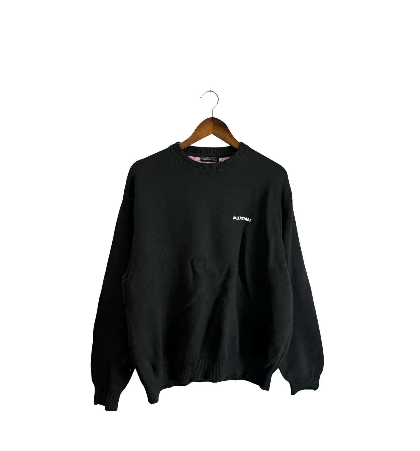 Balenciaga Balenciaga Political Campaign Logo Knit Sweater Size L Size US L / EU 52-54 / 3 - 1 Thumbnail