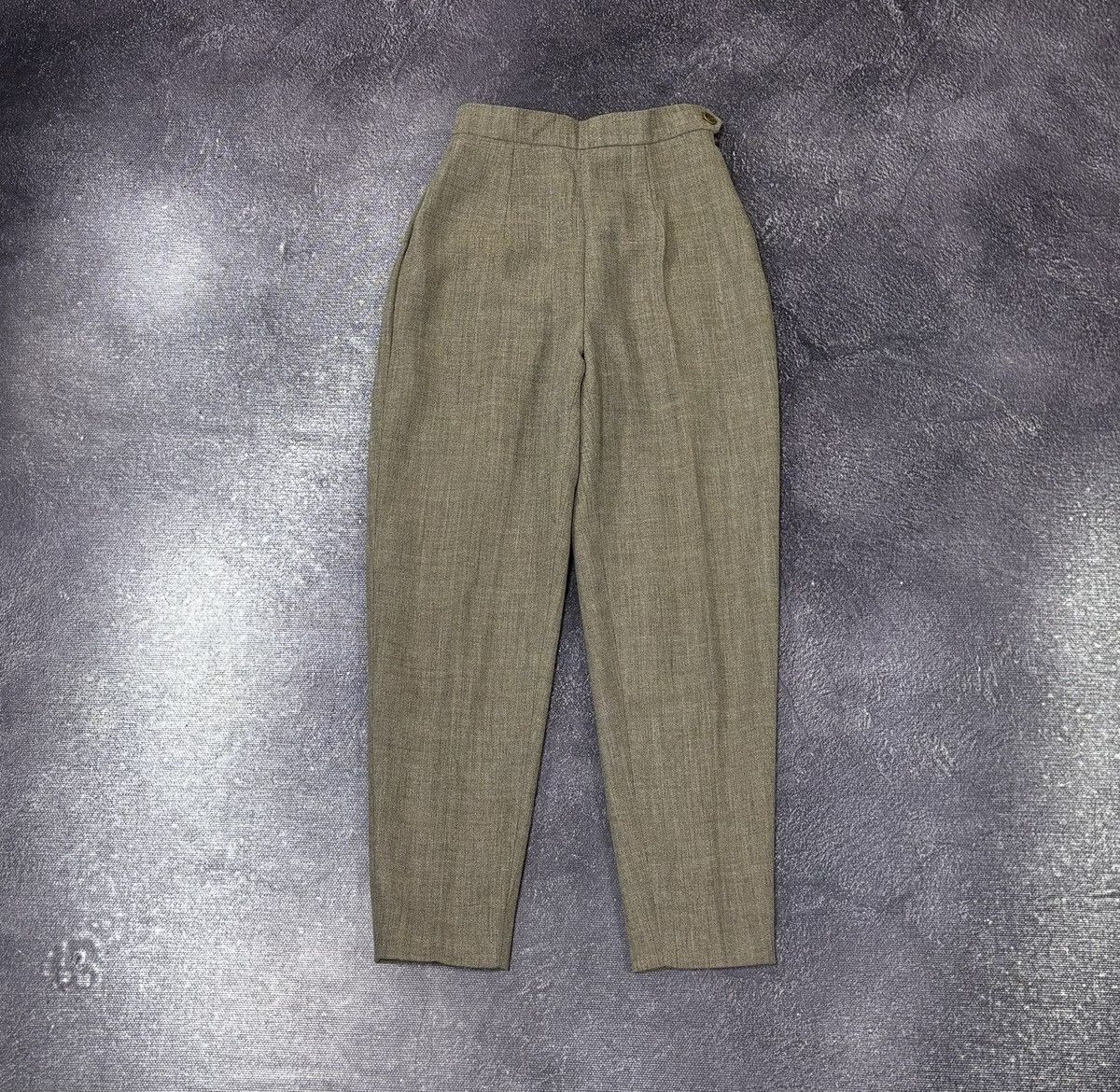 Kenzo Vintage Kenzo Women’s Luxury Tapered Wool Pants Trousers Size 26" / US 2 / IT 38 - 1 Thumbnail