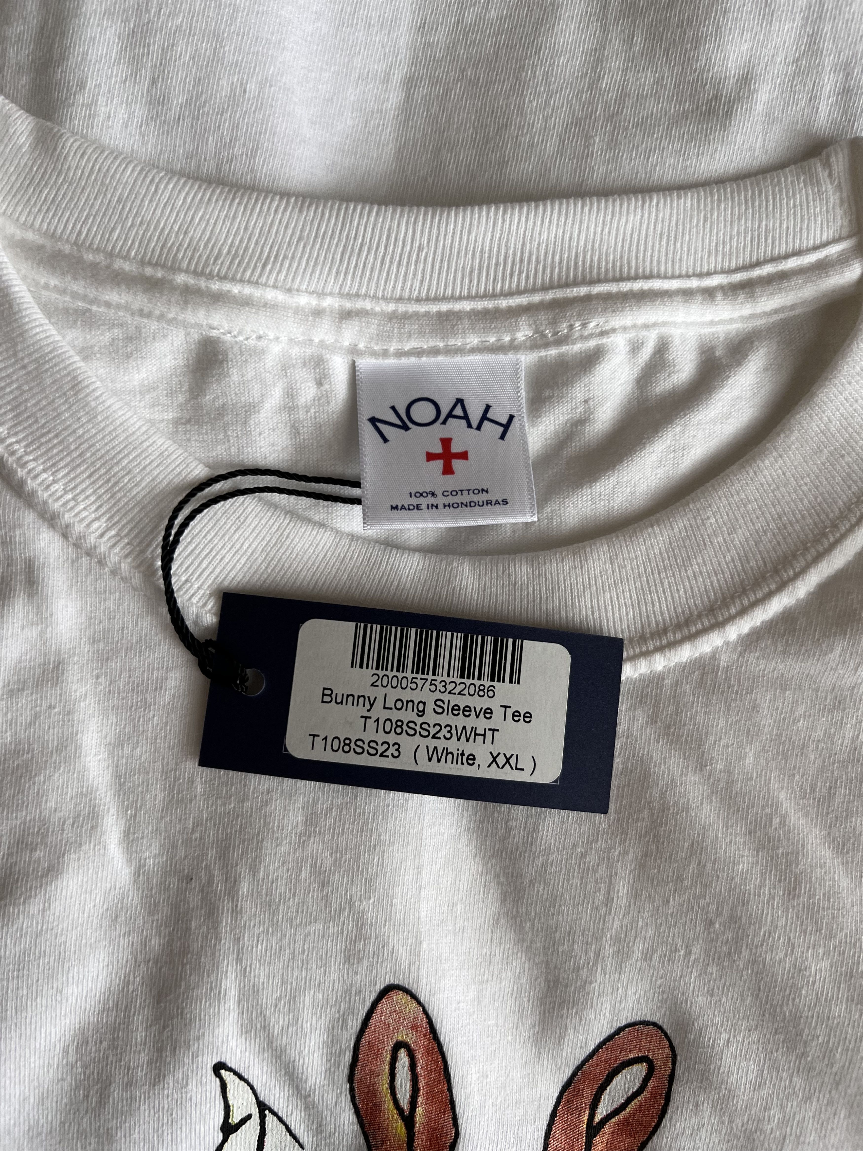 Noah Noah Bunny Long Sleeve Tee in White Size US XXL / EU 58 / 5 - 4 Thumbnail