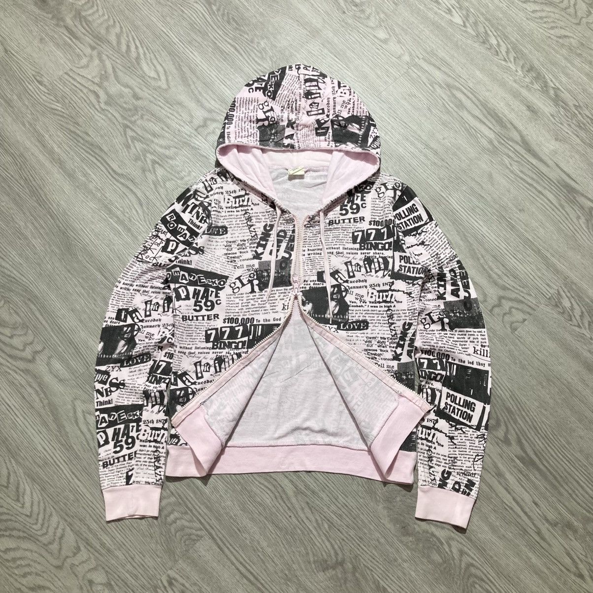 Hysteric Glamour 2000s Atemis Spirit Newpaper Girls Ziphoodie Lgb Style Size US S / EU 44-46 / 1 - 10 Thumbnail