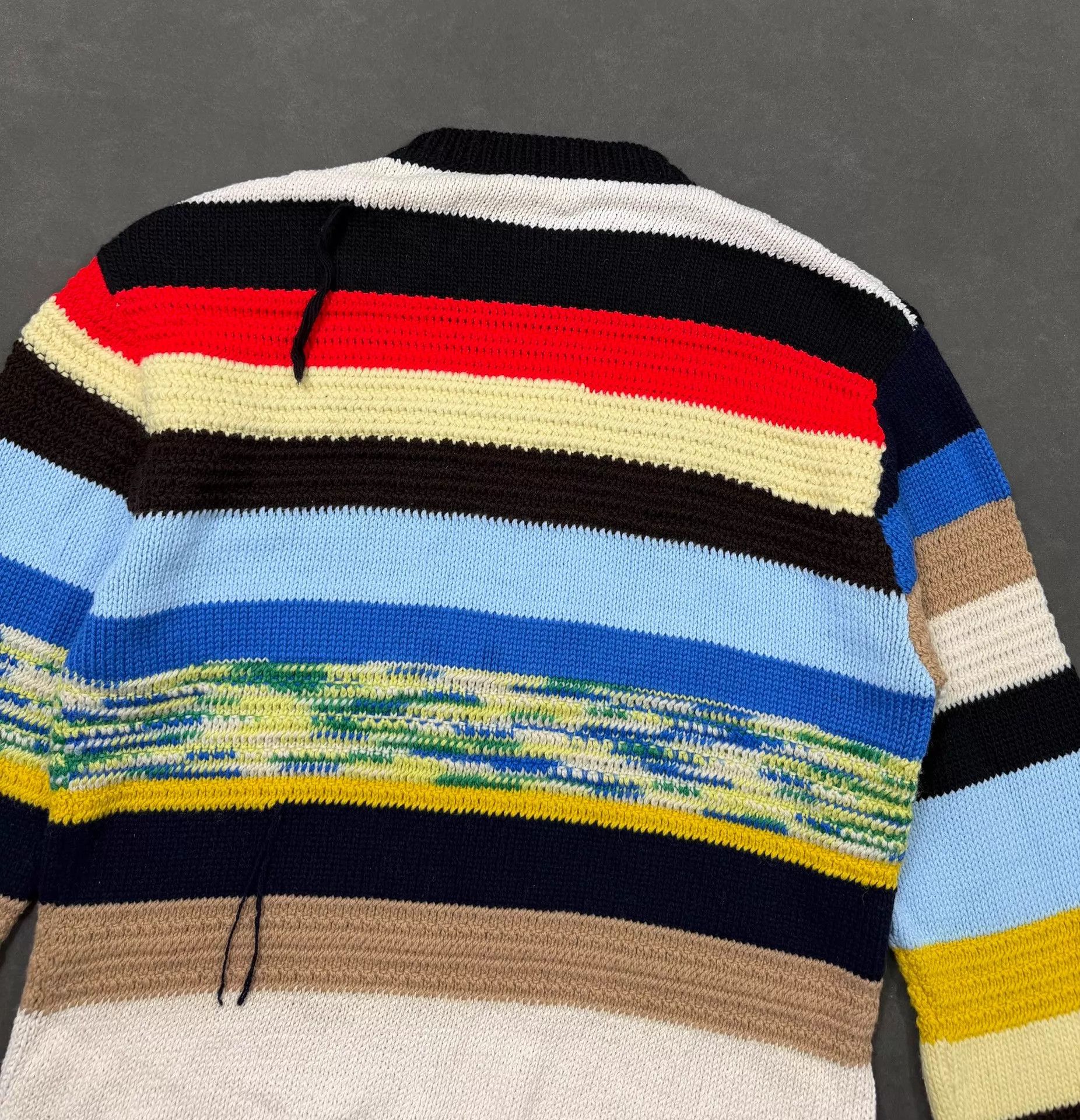 Raf Simons 205W39NYC Raf Simons irregular stripe tassel M oversize Size US M / EU 48-50 / 2 - 5 Thumbnail