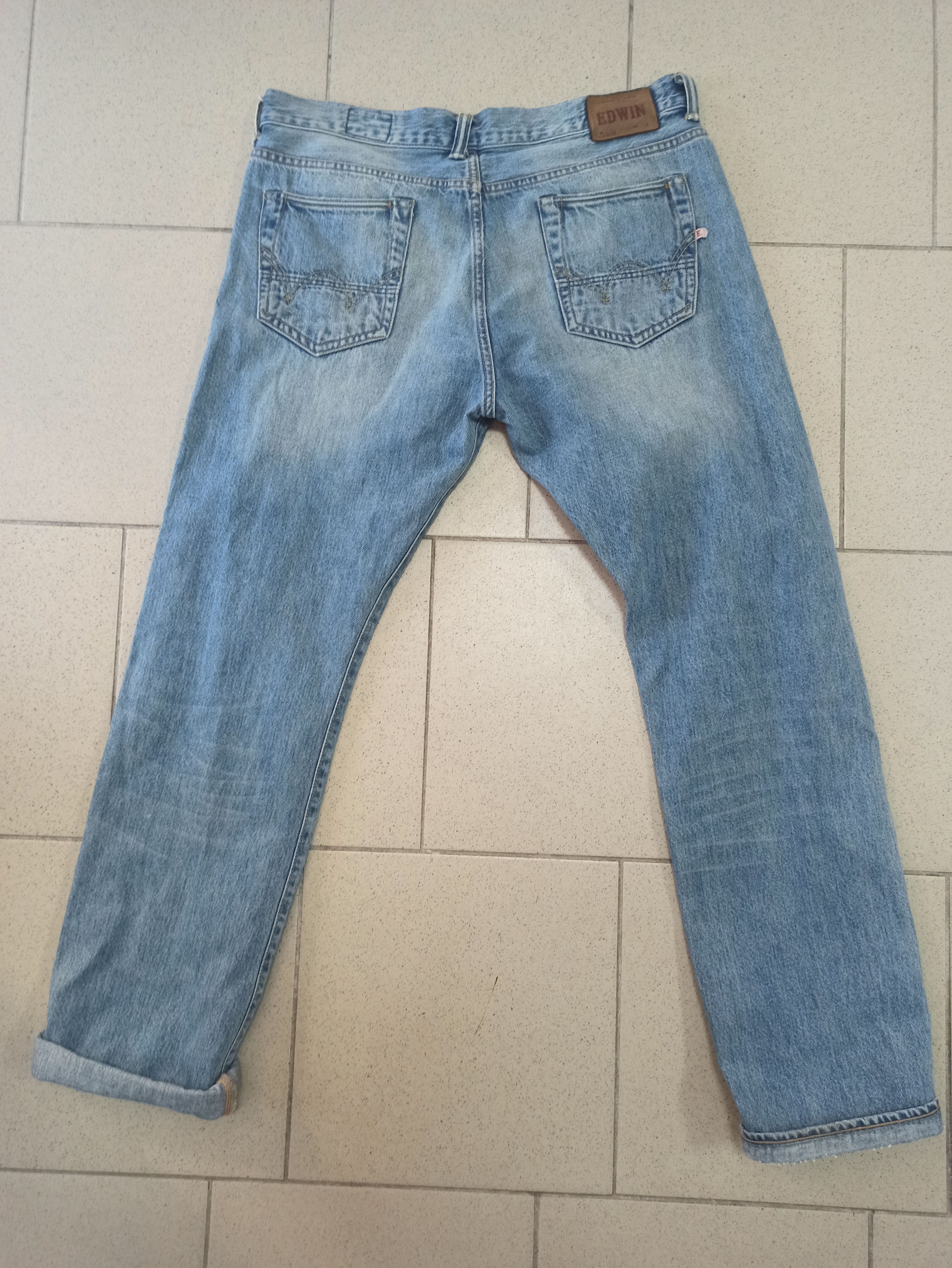 Edwin × Japanese Brand × Vintage Selvadge Edwin vintage denim pants Size US 34 / EU 50 - 6 Thumbnail