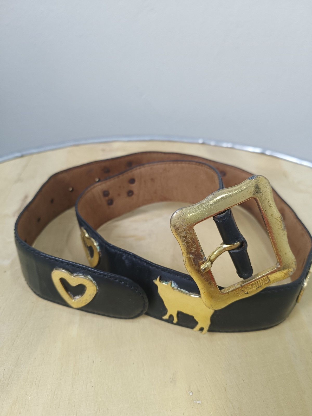 Moschino Moschino Leather Belt made in Italy Size ONE SIZE - 3 Thumbnail