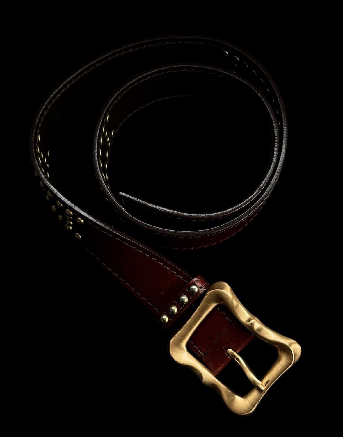 Prada Prada Milano Studded Leather Belt FW 2009/2010 Size ONE SIZE - 2 Thumbnail