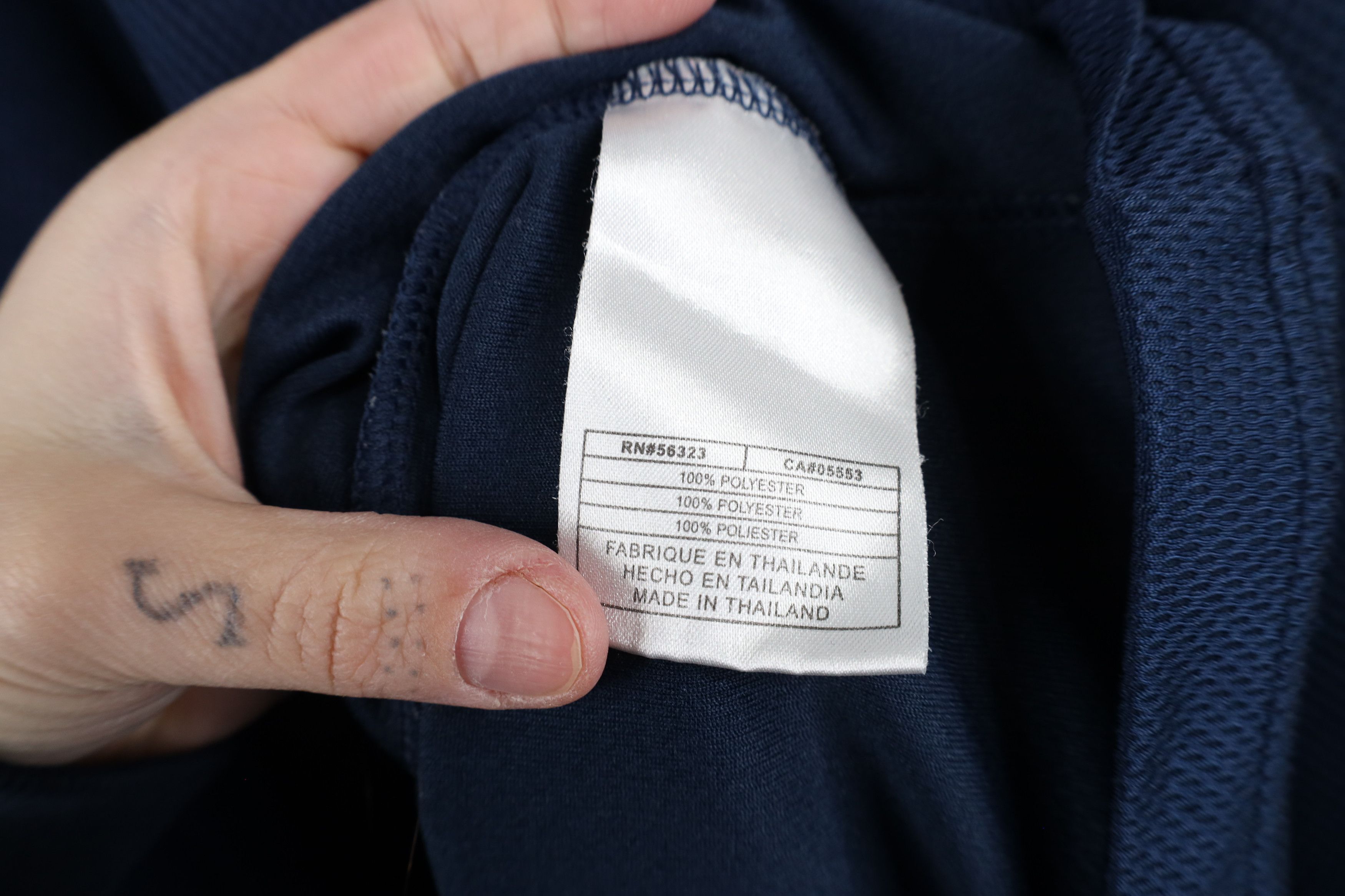 Nike × Vintage Vintage Y2K Nike Mini Swoosh Knit Long Sleeve T-Shirt Blue Size US XL / EU 56 / 4 - 11 Thumbnail
