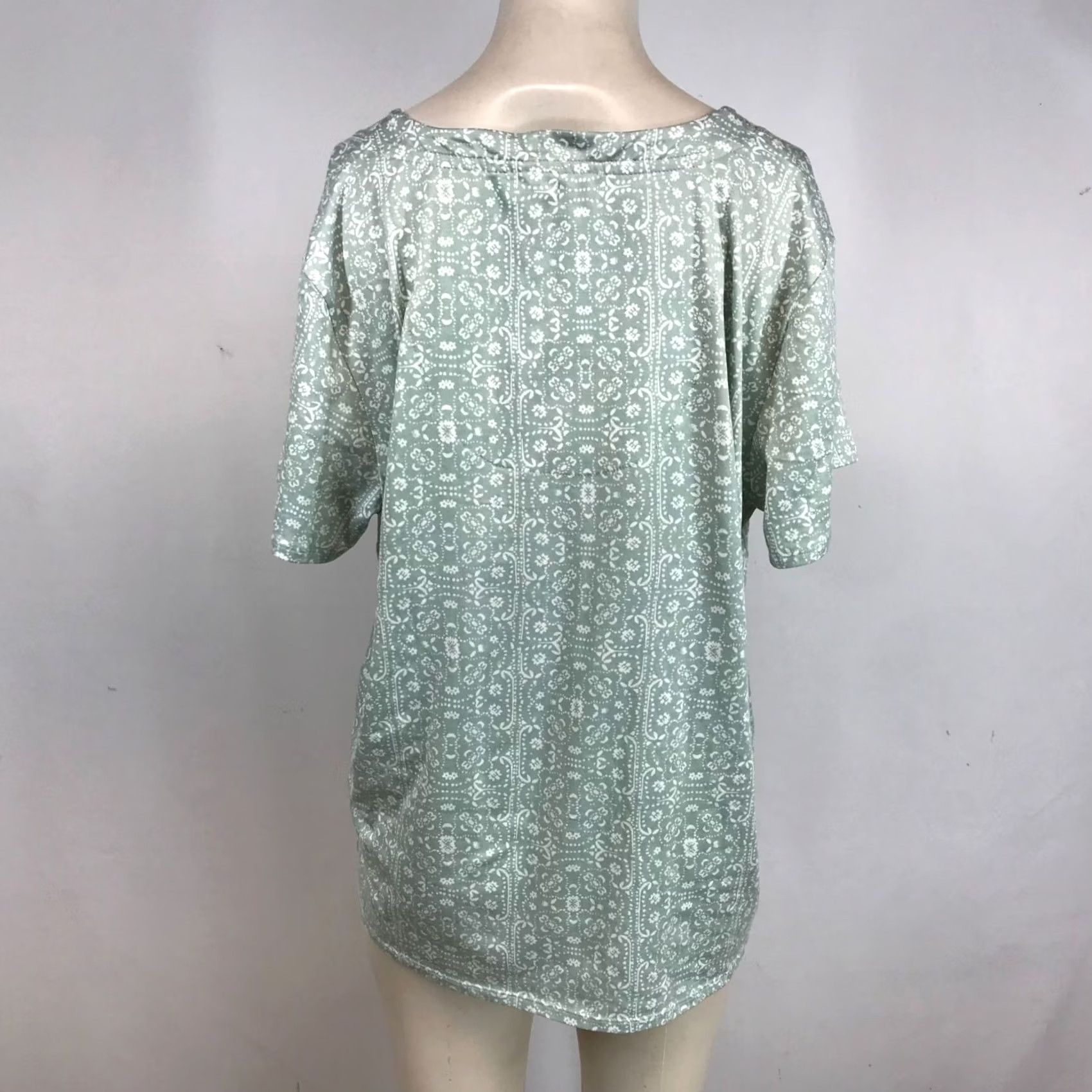 Lucky Brand LUCKY BRAND Pajama Set Womens Large Green 2 PIECE Size ONE SIZE - 5 Thumbnail