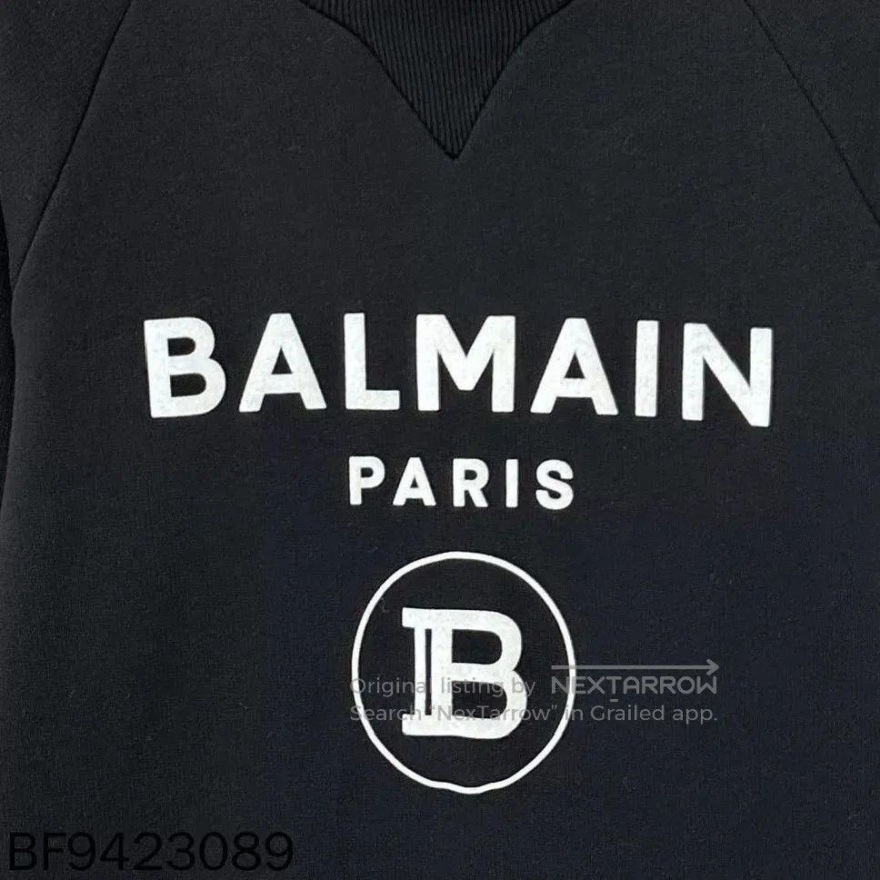 Other Balmain Flocked Print Logo Sweatshirt. Size XS / US 0-2 / IT 36-38 - 2 Thumbnail