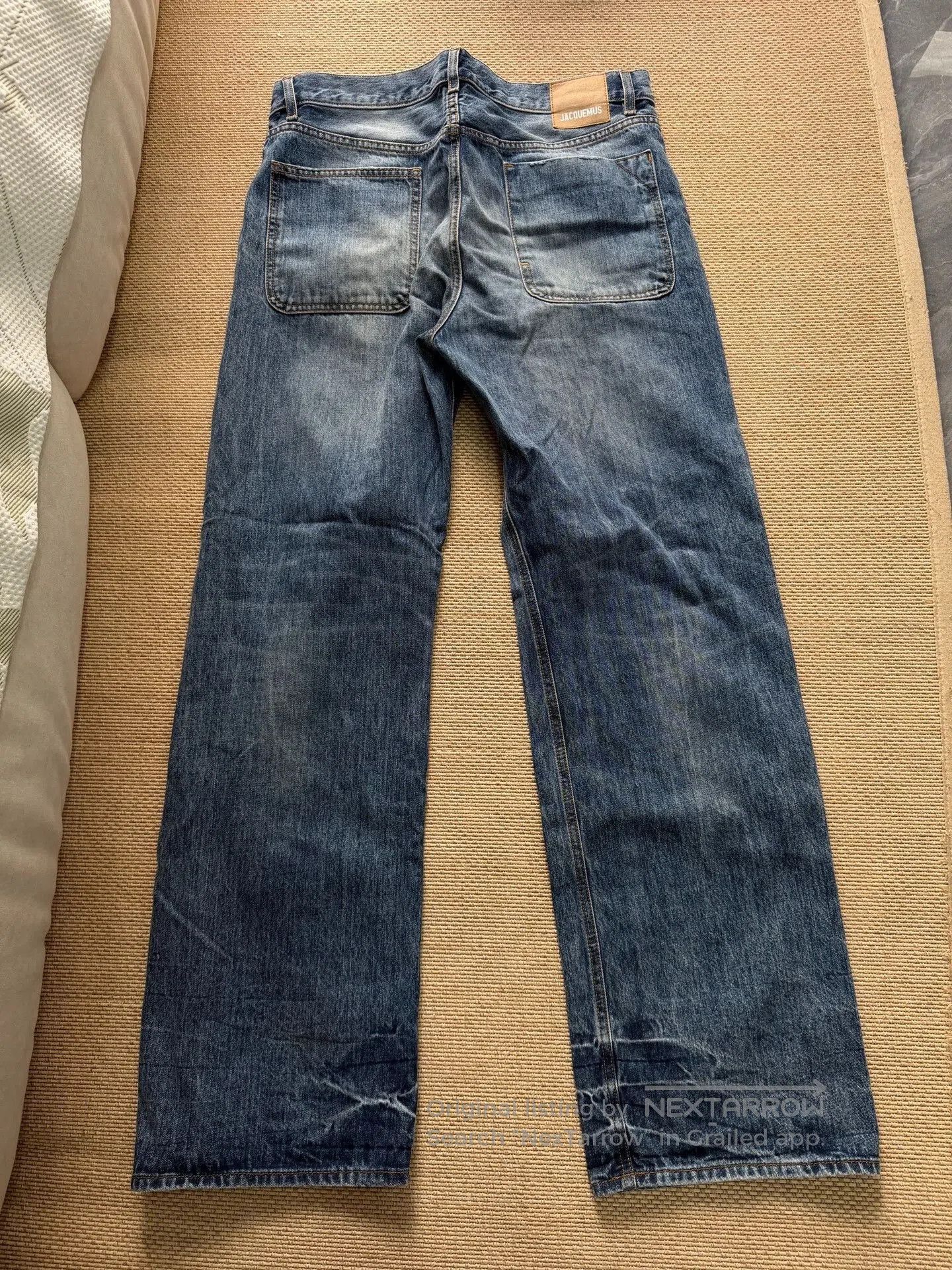 Jacquemus Jacquemus Wide-Leg Denim Pants. Size US 32 / EU 48 - 2 Thumbnail