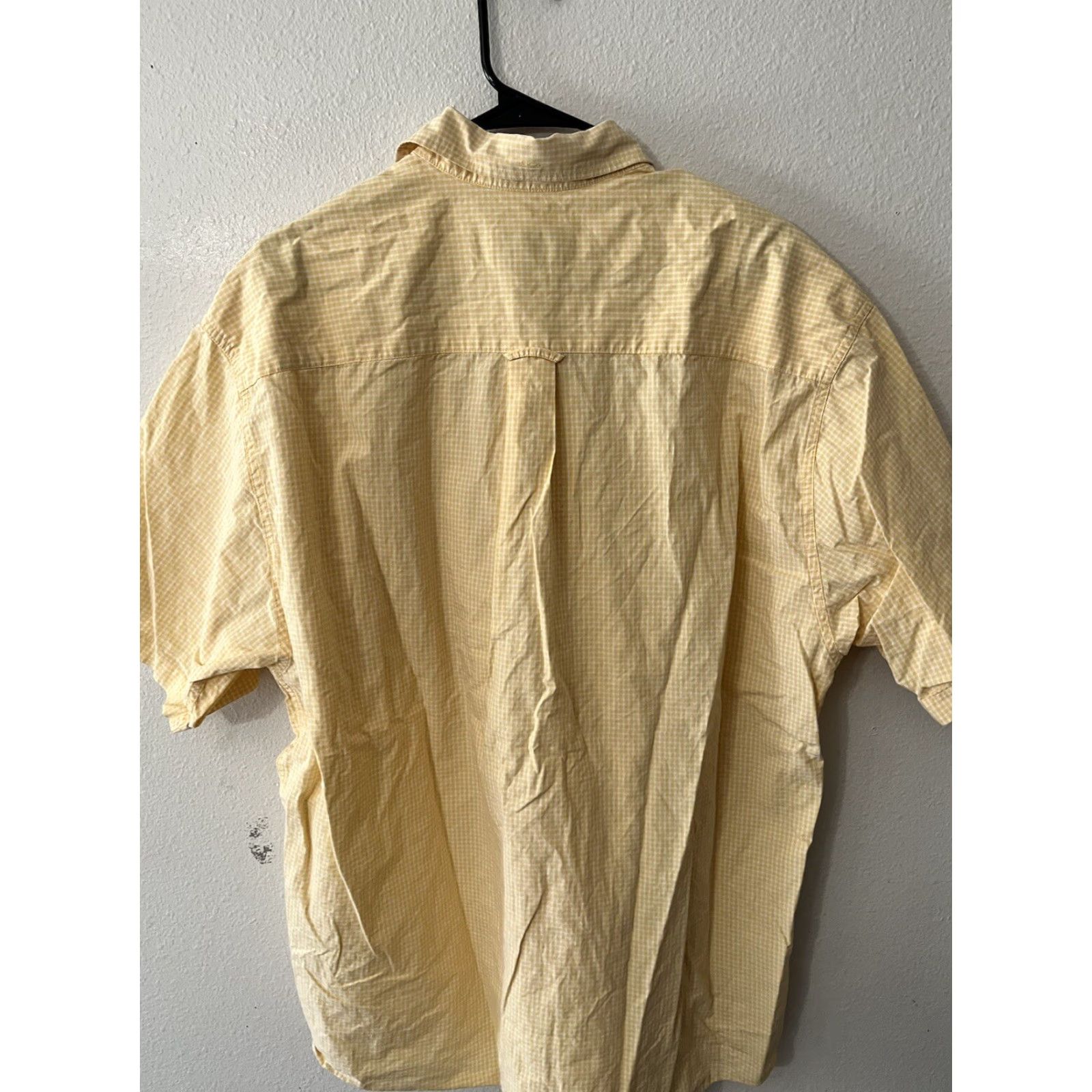 Eddie Bauer VINTAGE Eddie Bauer Shirt Men Large Yellow Plaid Button-Up Size US L / EU 52-54 / 3 - 3 Thumbnail