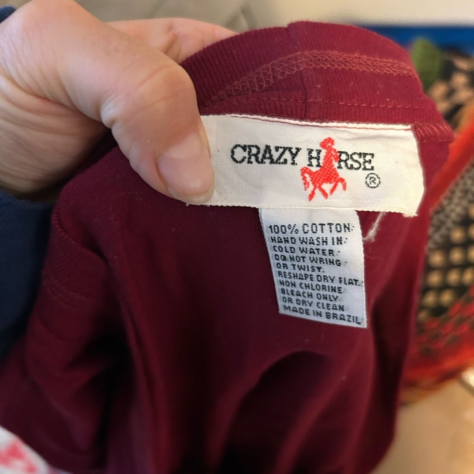 Liz Claiborne Claiborne Crazy Horse Vintage Burgundy Jersey Cardigan Size L / US 10 / IT 46 - 3 Thumbnail