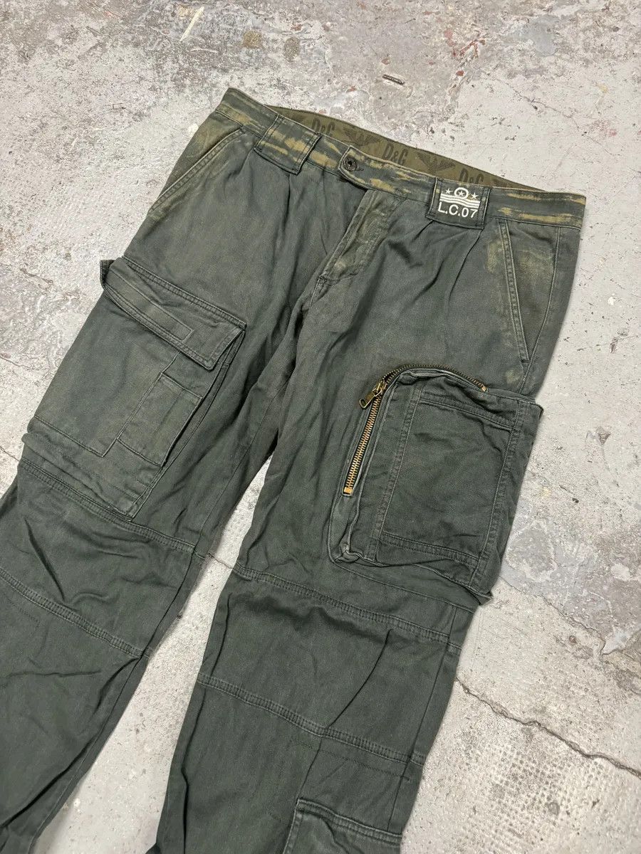 Dolce & Gabbana AW2006 Dolce & Gabbana Green Multi Zips Cargo Naval Pants Size US 34 / EU 50 - 7 Thumbnail
